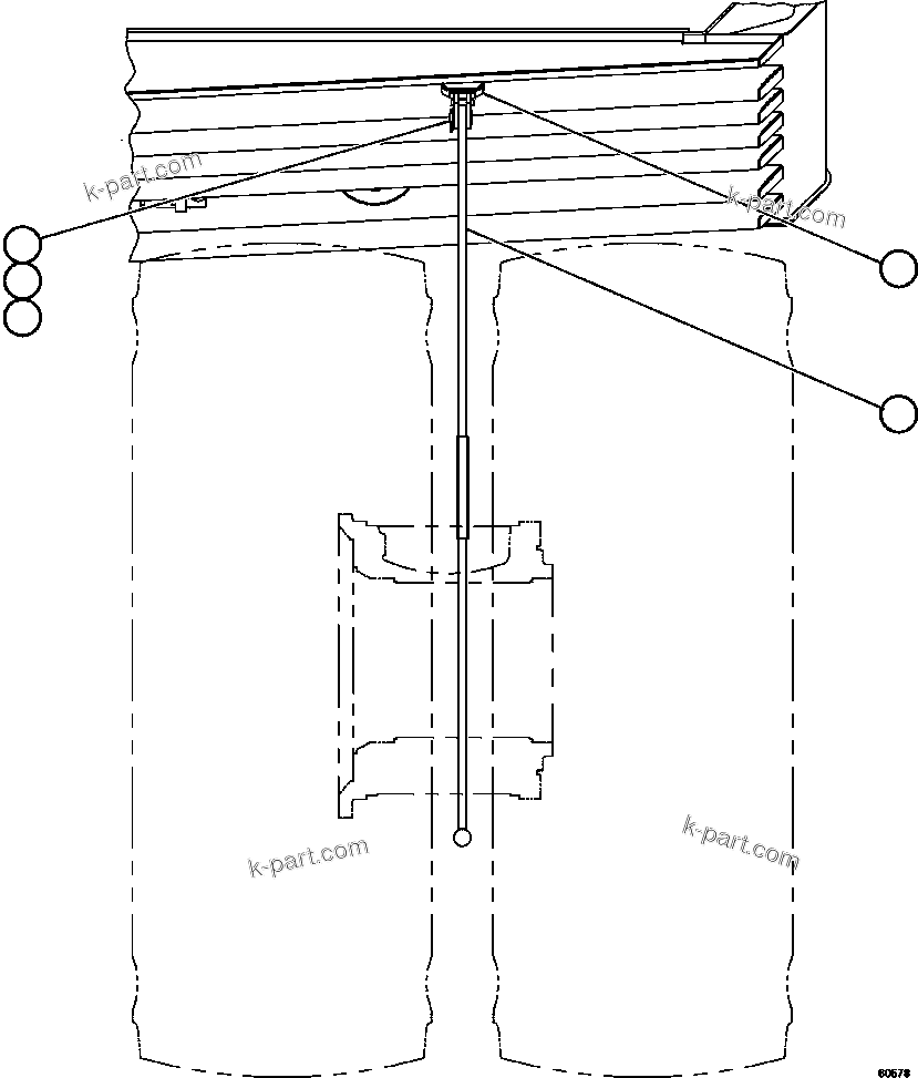 Komatsu parts book diagram for AFE59-FJ 930E-4 S/N A31661, A31664 - A31665, A31677 - A31679, A31698, A31700, A31704, A31718, A31720 & A31724  CASSERONES: ROCK EJECTORS INSTALLATION