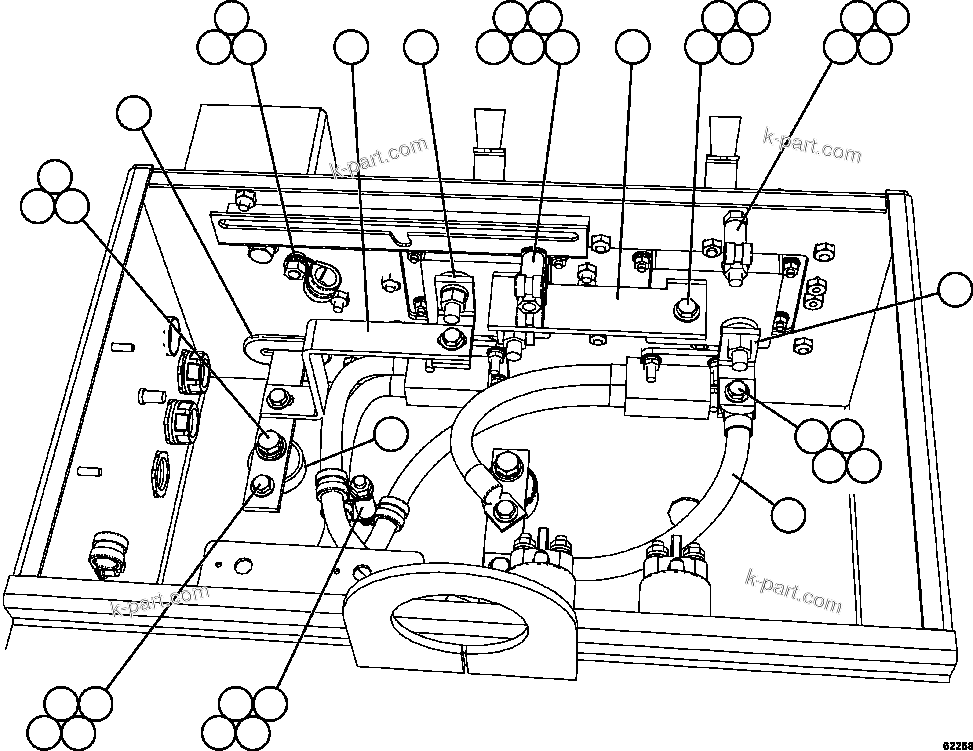Komatsu parts book diagram for AFE59-FJ 930E-4 S/N A31661, A31664 - A31665, A31677 - A31679, A31698, A31700, A31704, A31718, A31720 & A31724  CASSERONES: BATTERY BOX   4/5