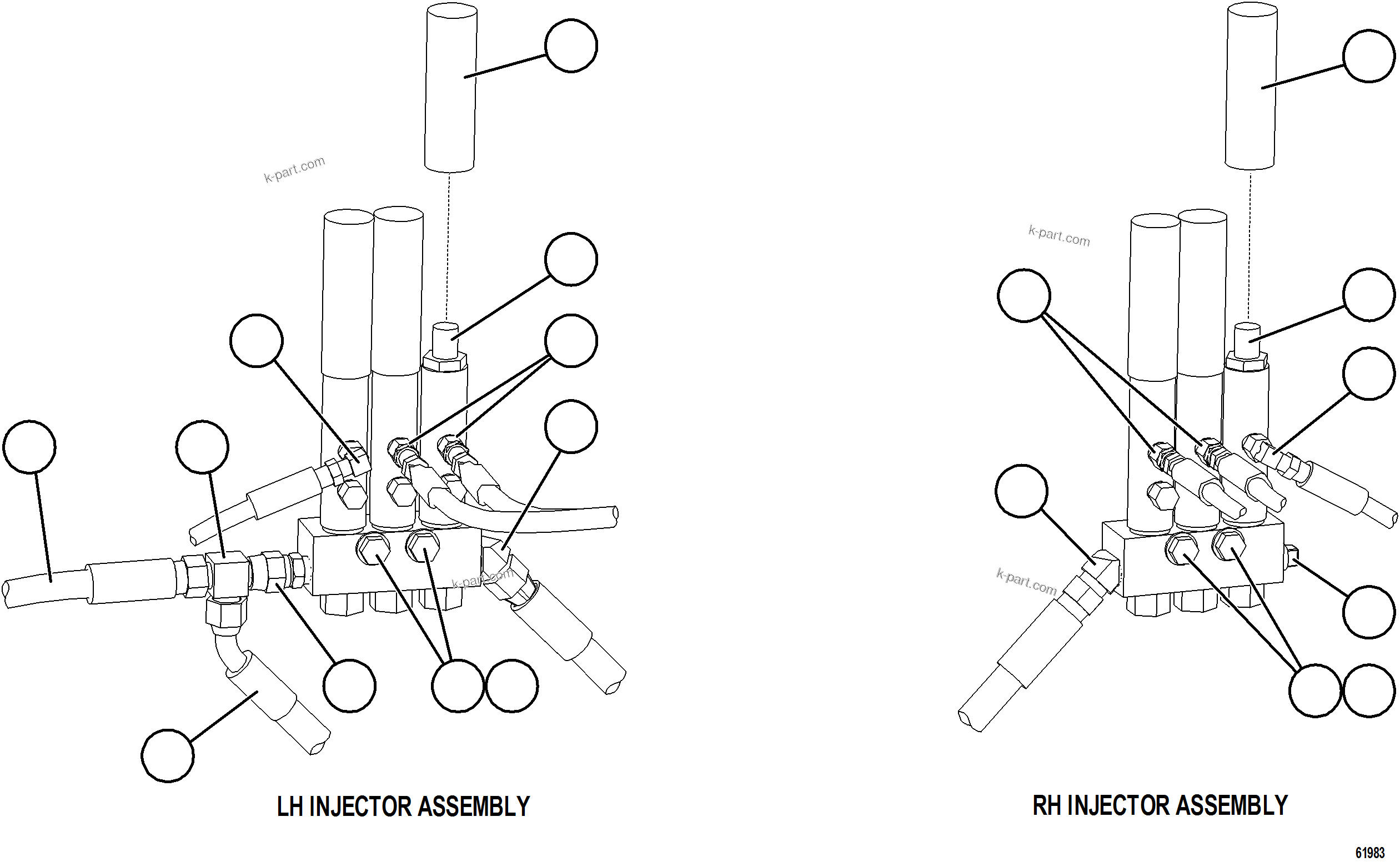 Komatsu parts book diagram for AFE73-T 980E-4 S/N A40160 - A40162  BUENAVISTA: AUTOMATIC LUBRICATION SYSTEM    3/4
