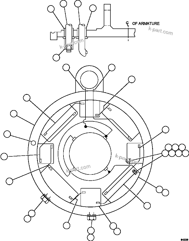 Komatsu parts book diagram for AFE73-T 980E-4 S/N A40160 - A40162  BUENAVISTA: BLOWER MOTOR (FIELD INSTALLATION)    XA4146