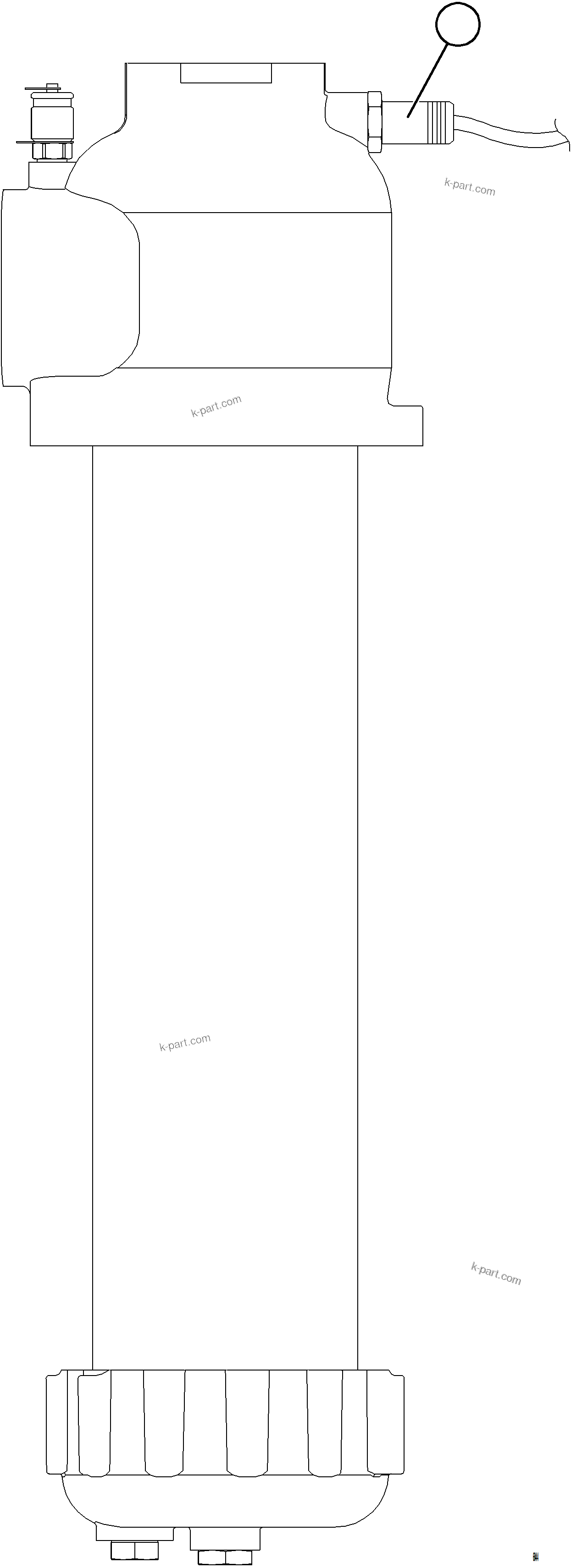 Komatsu parts book diagram for AFE75-AZ 980E-5 S/N A50184,A50189,A50197 - A50199,A50201 - A50202,A50205 - A50212,A50214 - A50220  SMS: HOIST FILTER PRESSURE SWITCHES