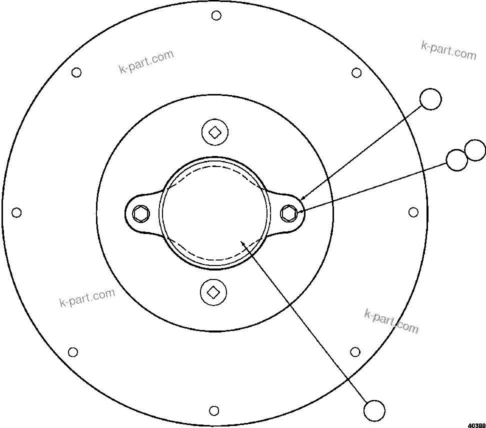 Komatsu parts book diagram for AFE75-AZ 980E-5 S/N A50184,A50189,A50197 - A50199,A50201 - A50202,A50205 - A50212,A50214 - A50220  SMS: HUBODOMETER INSTALLATION