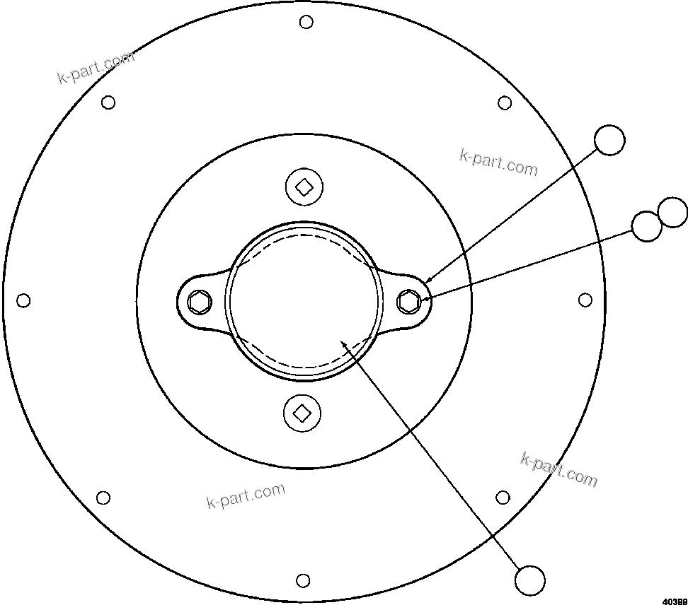 Komatsu parts book diagram for AFE75-BC 980E-5 S/N A50221  KCH: HUBODOMETER INSTALLATION