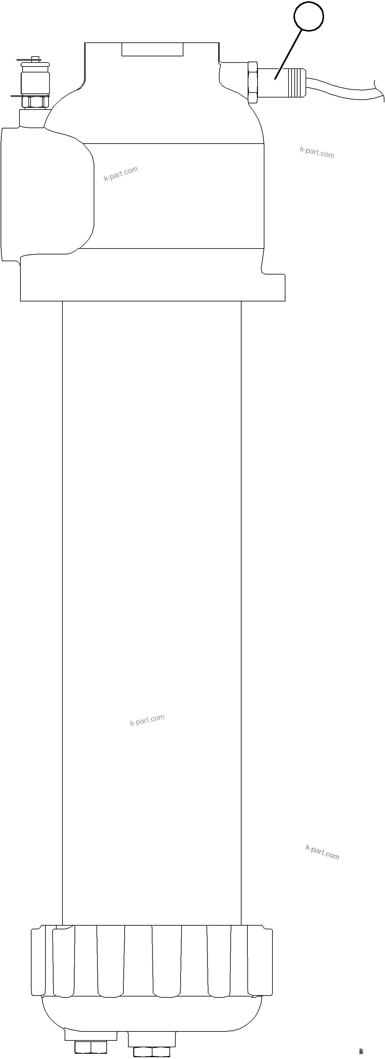 Komatsu parts book diagram for AFE75-W 980E-5 S/N A50071 - A50079  ESPERANZA SUR: HOIST FILTER PRESSURE SWITCHES