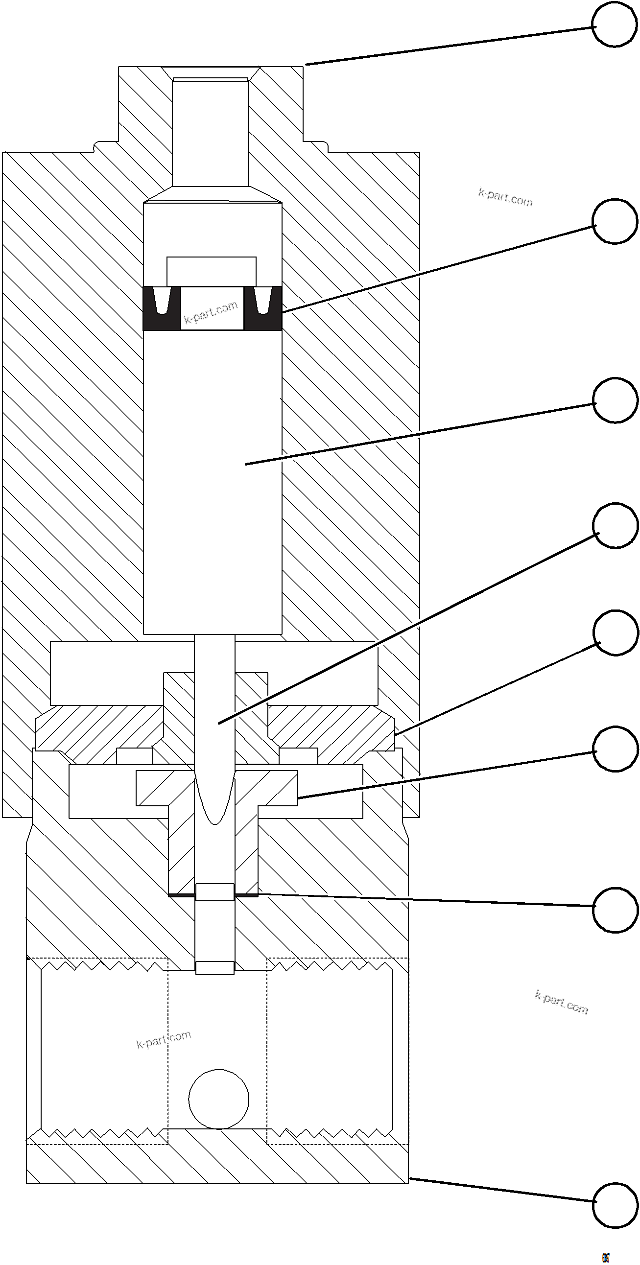 Komatsu parts book diagram for AFE75-W 980E-5 S/N A50071 - A50079  ESPERANZA SUR: VENT VALVE ASSEMBLY    LA0912