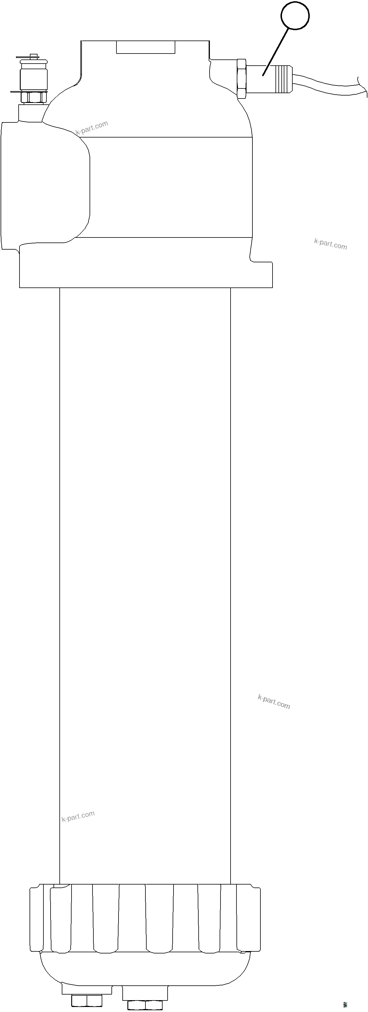 Komatsu parts book diagram for AFE77-AJ 830E-5 S/N A50100 - A50101  MANTOS COPPER: HOIST FILTER PRESSURE SWITCH