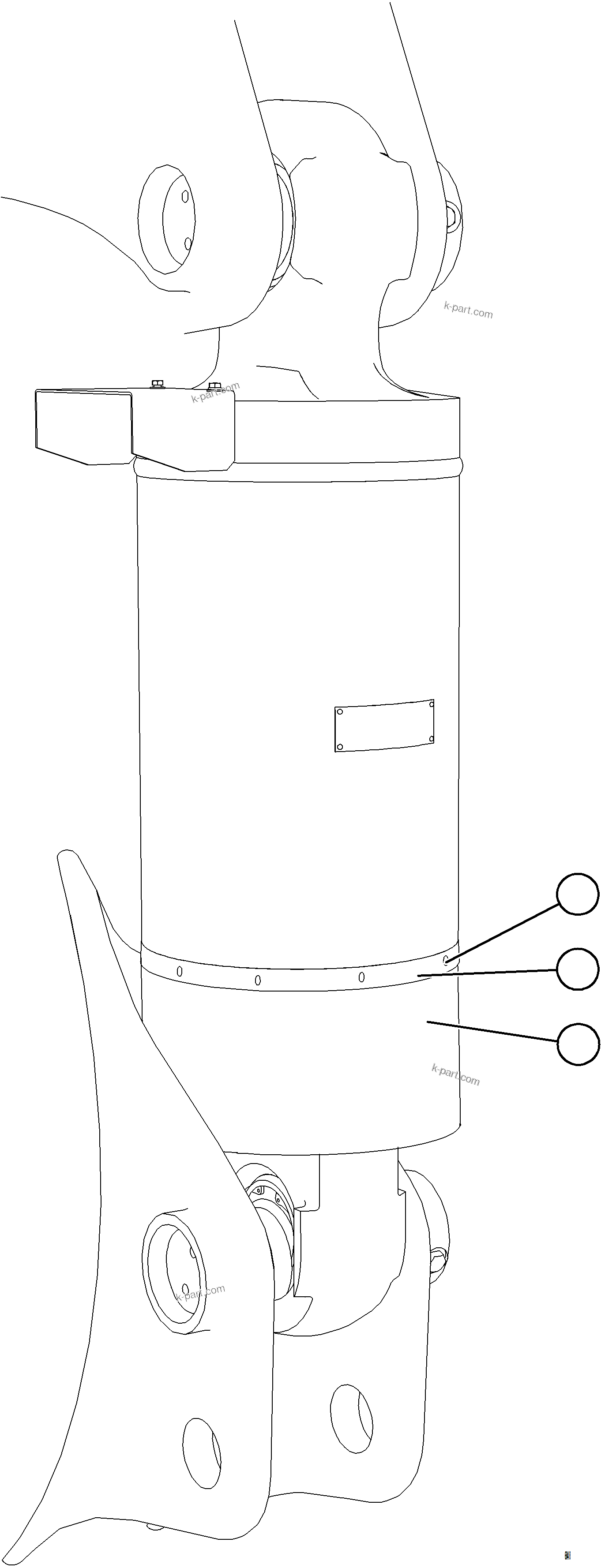 Komatsu parts book diagram for AFE77-AJ 830E-5 S/N A50100 - A50101  MANTOS COPPER: REAR SUSPENSION MUD FLAP