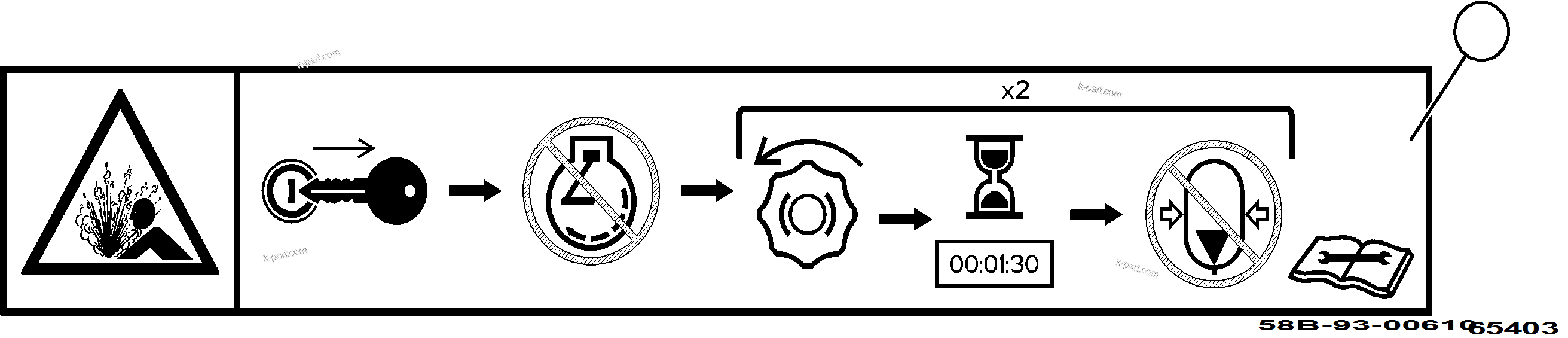 Komatsu parts book diagram for AFE77-BU 830E-5 S/N A50216 - A50217  KCH: SAFETY LABELS    7/7