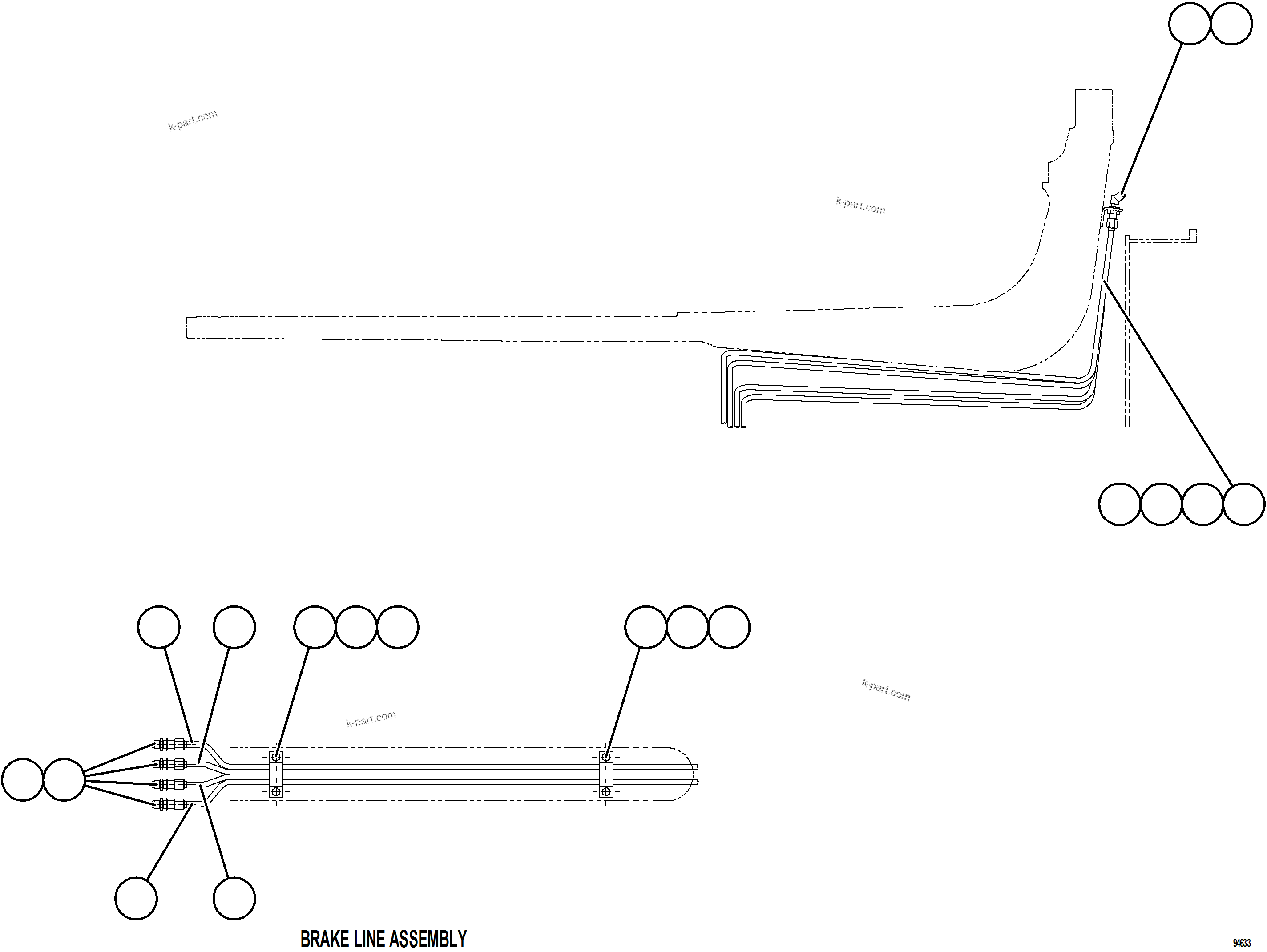 Komatsu parts book diagram for AFE77-CX 830E-5 S/N A50347 - A50348,A50355,A50362,A50368,A50370 - A50371  KBI: WHEEL MOTOR    9/9