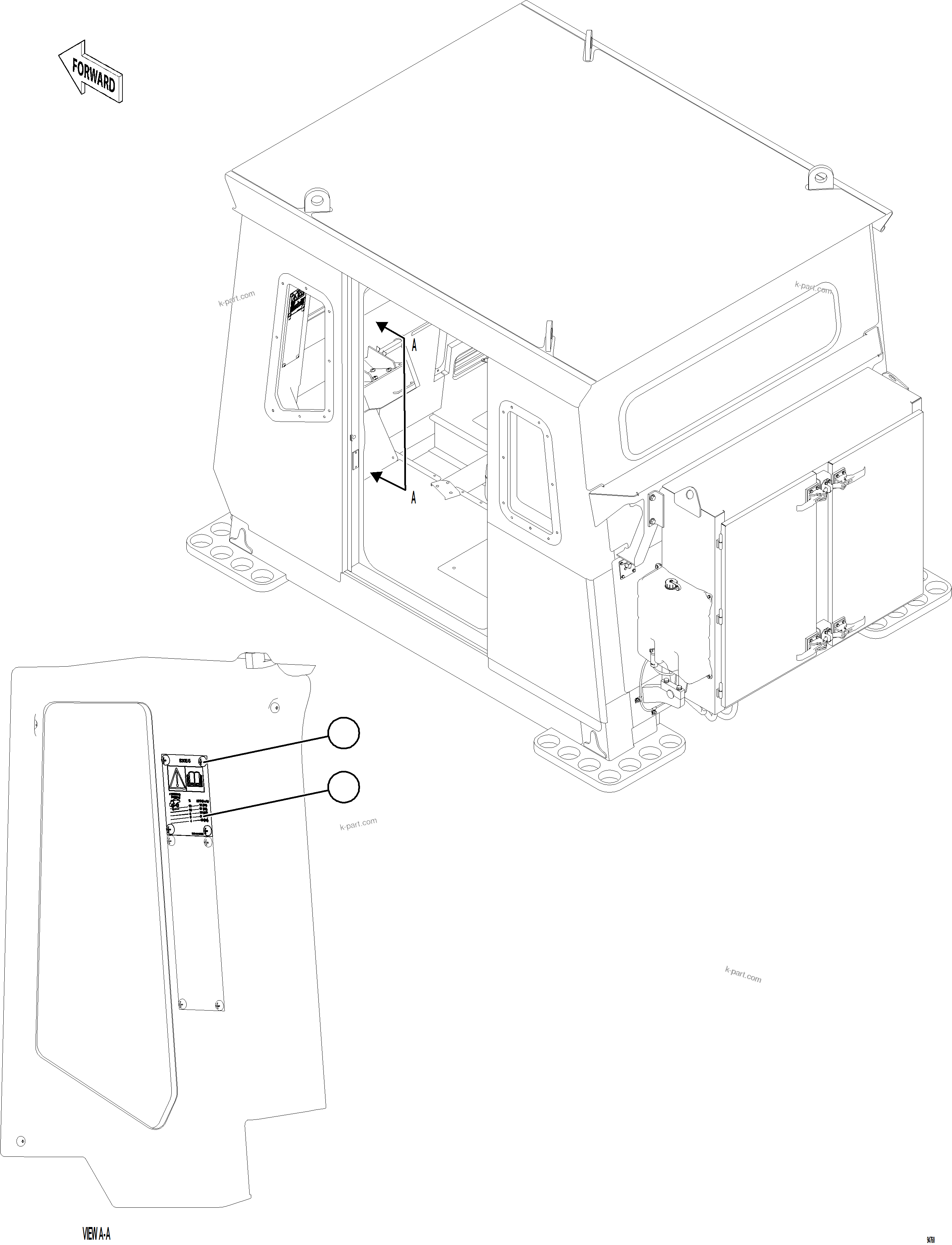 Komatsu parts book diagram for AFE77-CX 830E-5 S/N A50347 - A50348,A50355,A50362,A50368,A50370 - A50371  KBI: GRADE/SPEED CHART