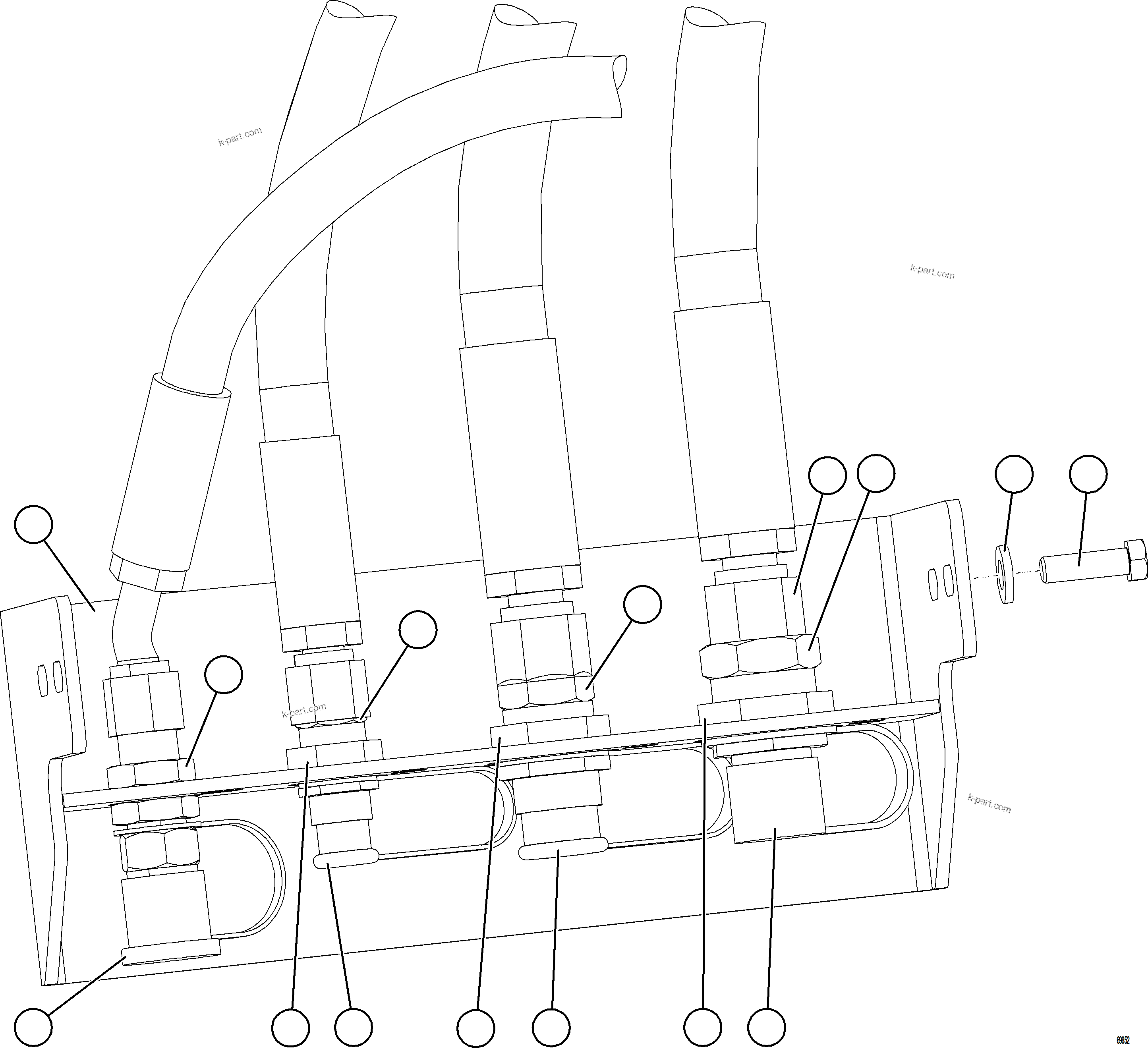 Komatsu parts book diagram for AFE78-AE 930E-5 S/N A40123 - A40124, A40126 - A40127  LOMAS BAYAS: REMOTE SERVICE CENTER    2/2