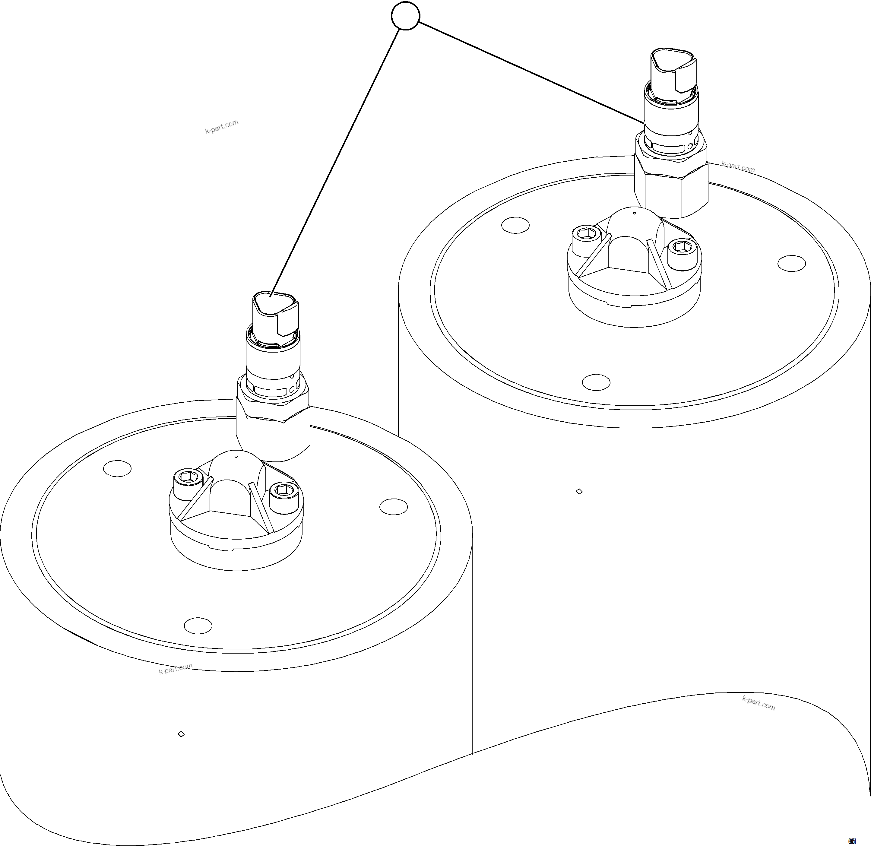 Komatsu parts book diagram for AFE78-AH 930E-5 S/N A40131 - A40132  THEISS: STEERING ACCUMULATOR PRESSURE SWITCH