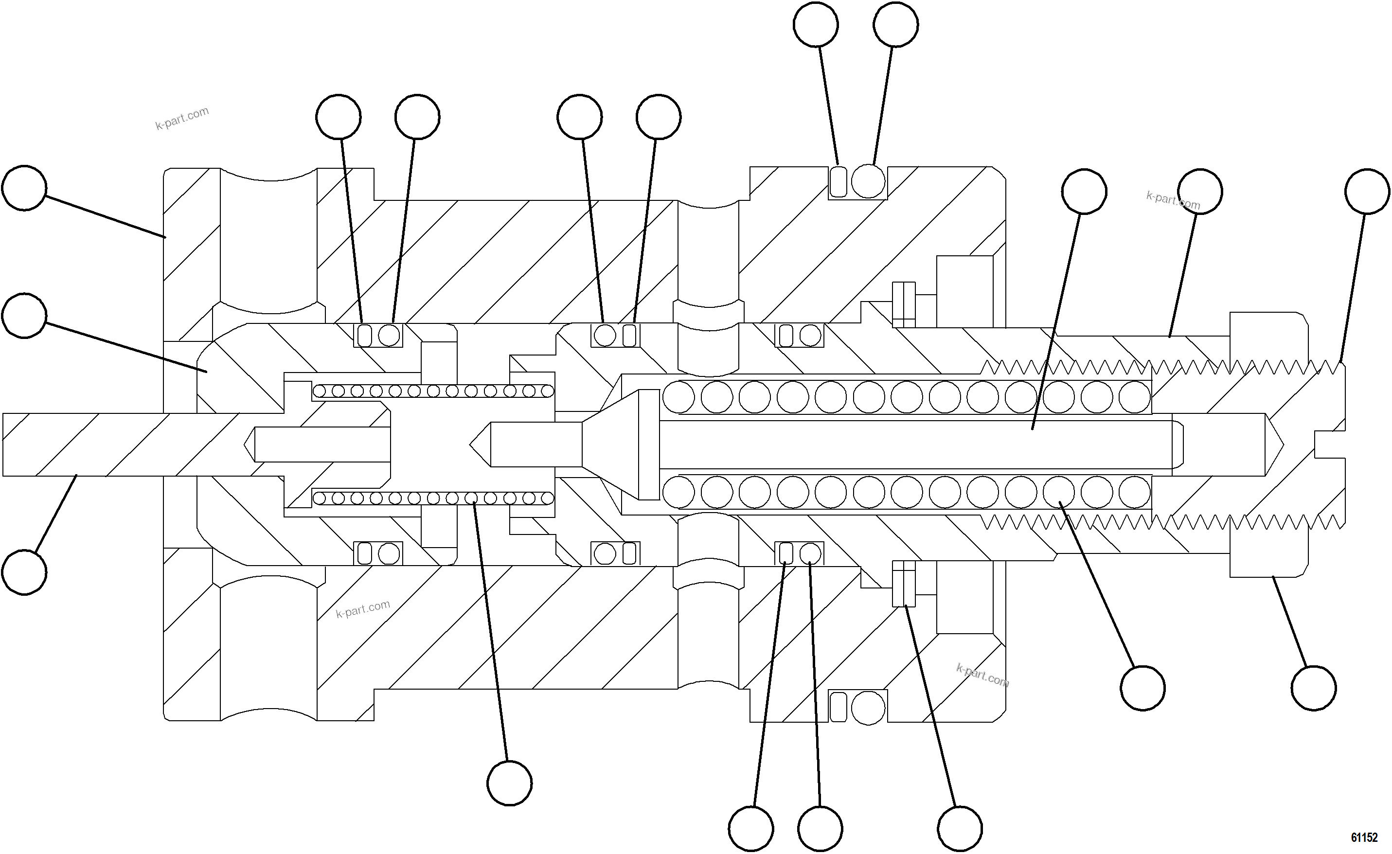 Komatsu parts book diagram for AFE78-AH 930E-5 S/N A40131 - A40132  THEISS: RELIEF VALVE ASSEMBLY    VE3567