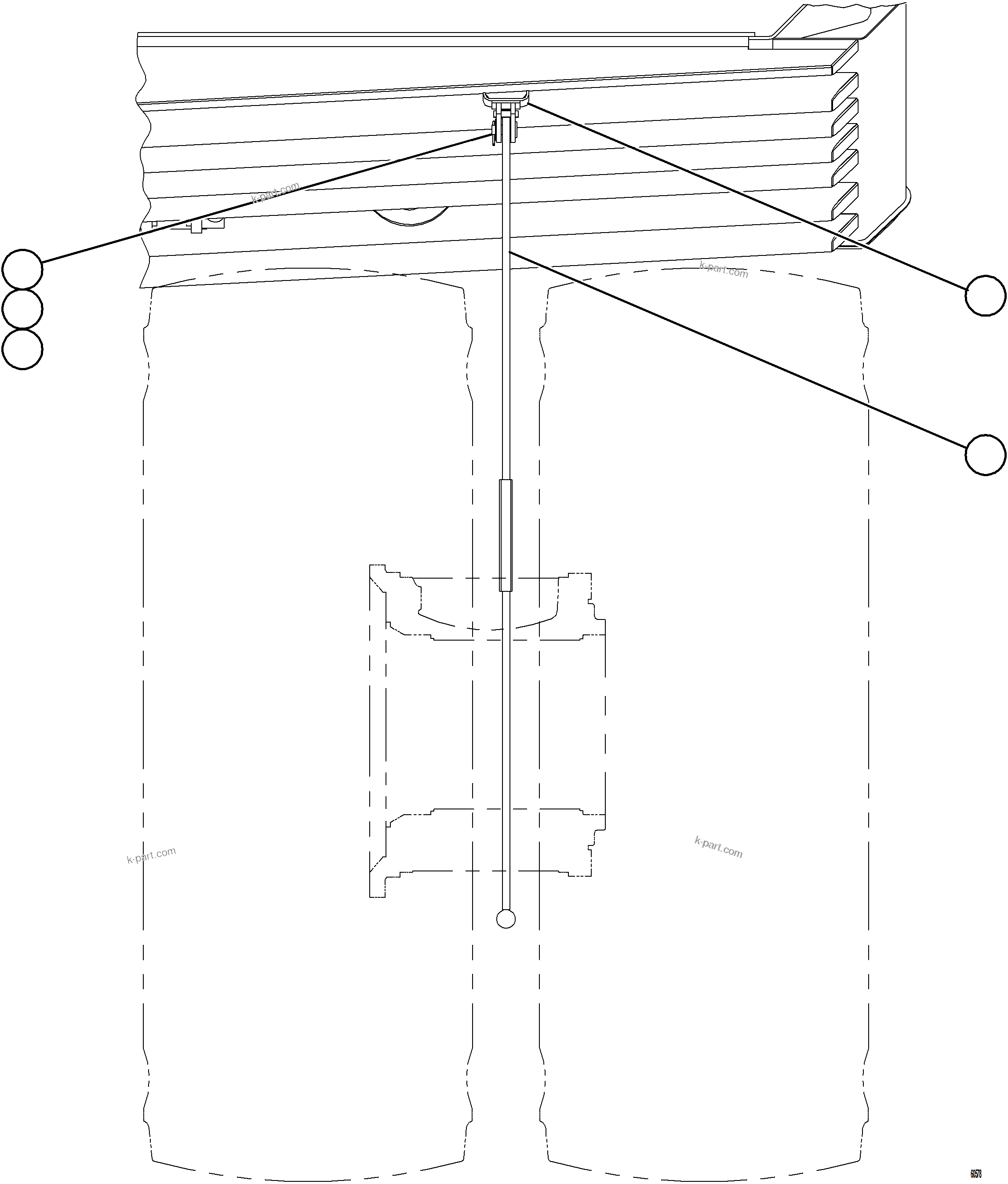 Komatsu parts book diagram for AFE78-AJ 930E-5 S/N A40133 - A40134  MARIGOLD: ROCK EJECTORS
