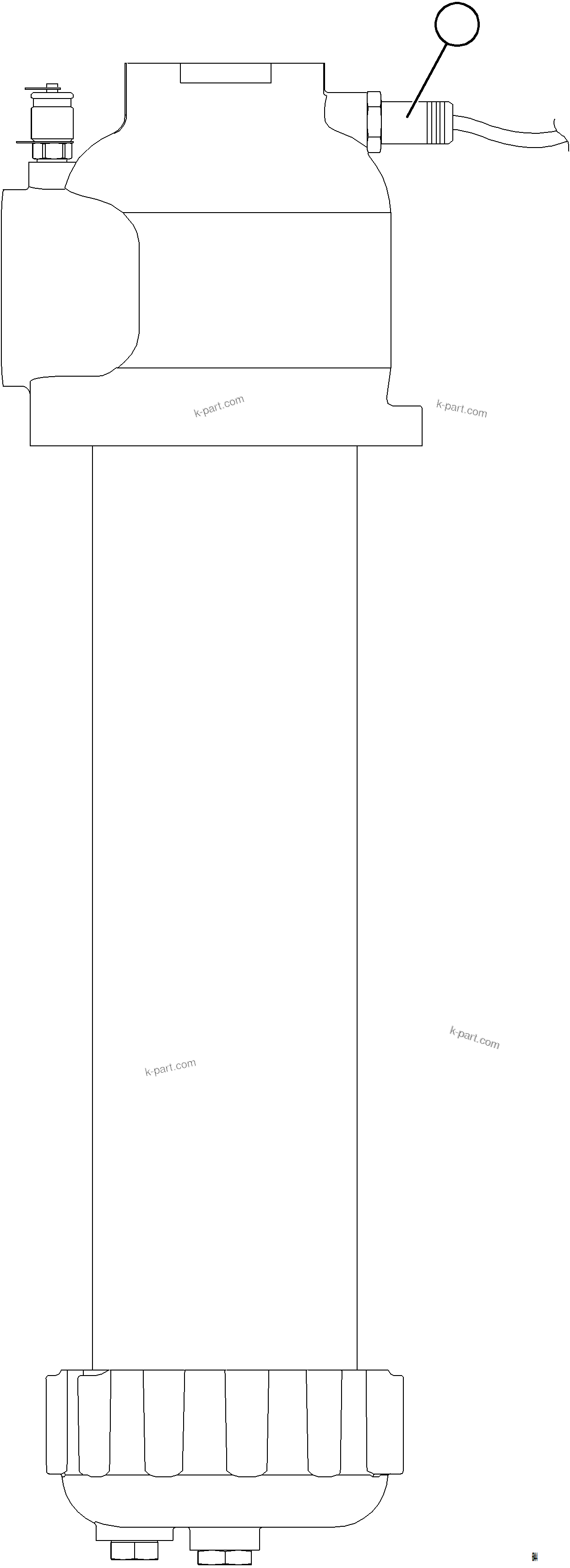 Komatsu parts book diagram for AFE78-AL 930E-5 S/N A40139 - A40140  MOGALAKWENA: HOIST FILTER PRESSURE SWITCH