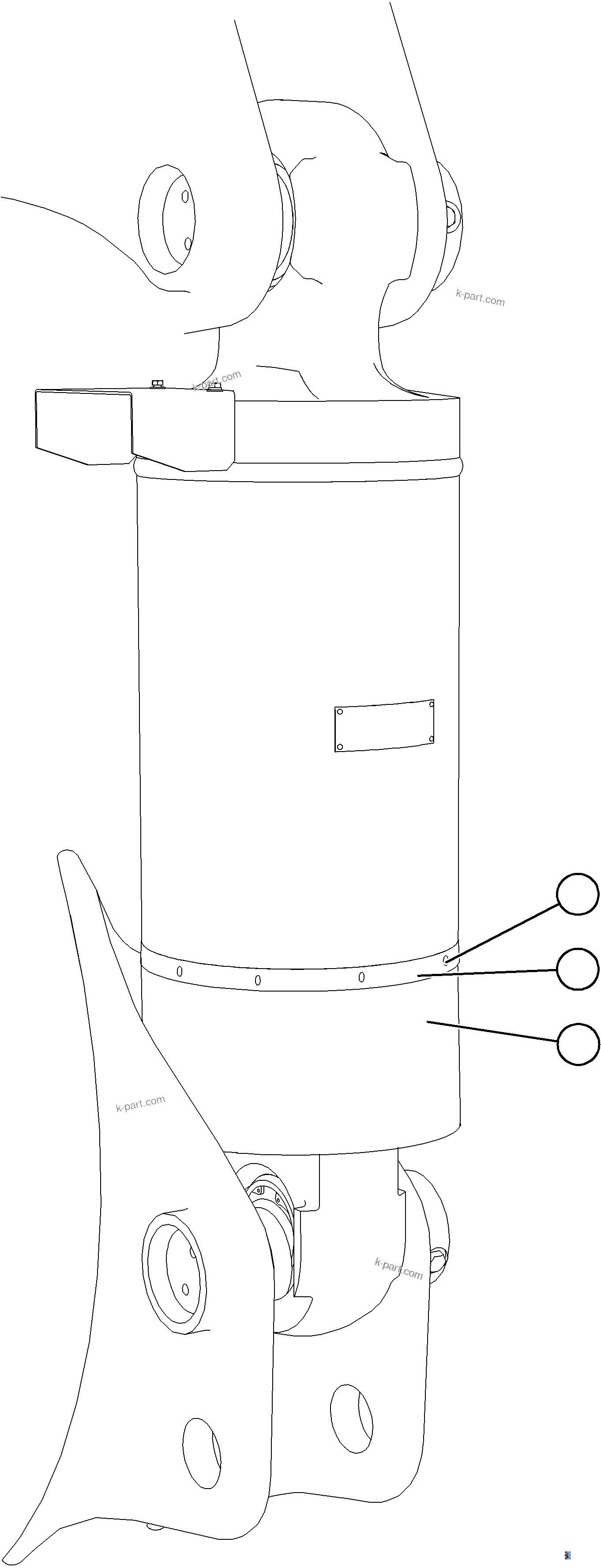 Komatsu parts book diagram for AFE78-AM 930E-5 S/N A40141  IOCC: REAR SUSPENSION MUD FLAP