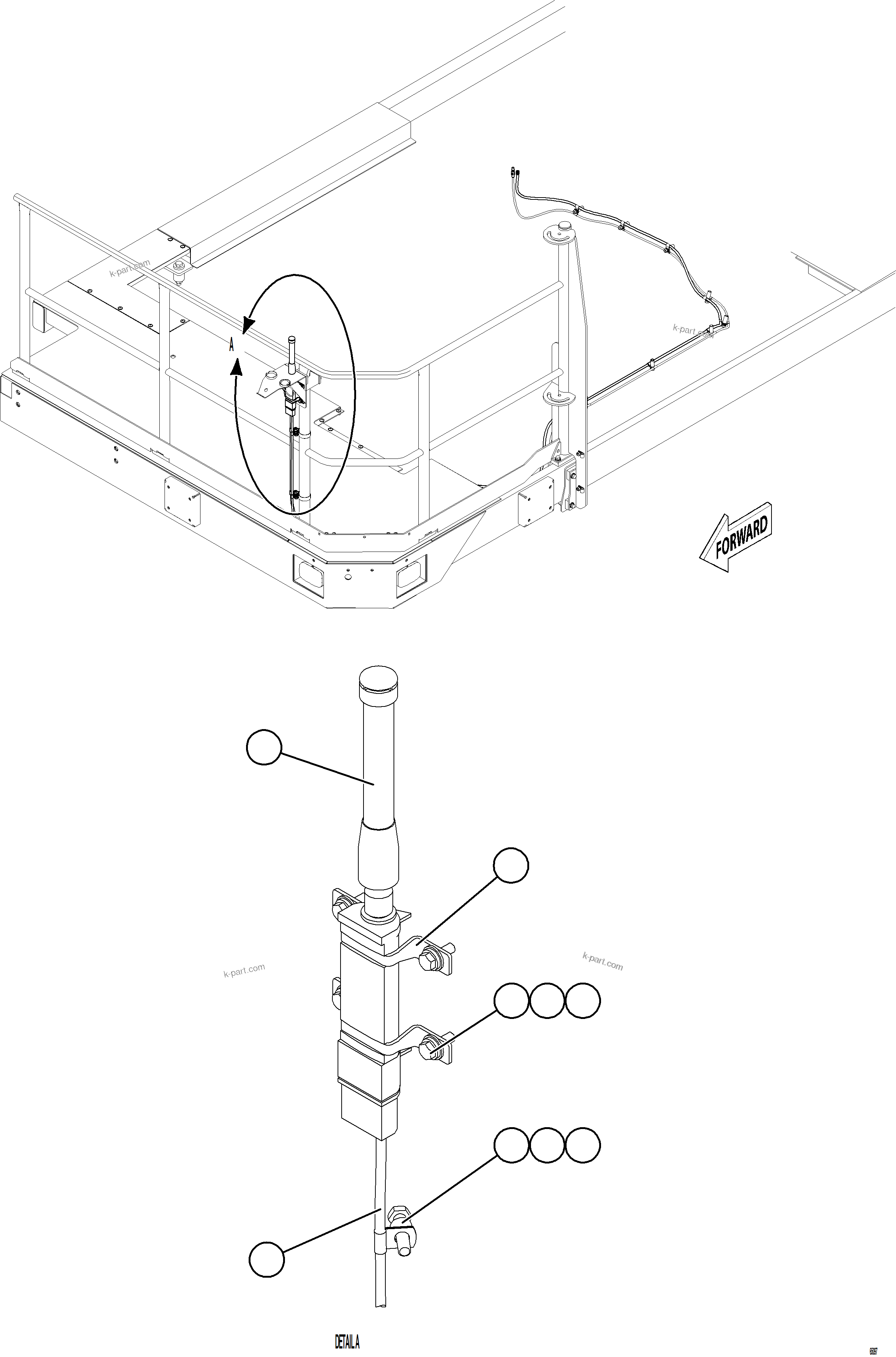 Komatsu parts book diagram for AFE78-BB 930E-5 S/N A40173 - A40175, A40181  LOMAS BAYAS: KWB WIRELESS RADIO & ANTENNA INSTALLATION