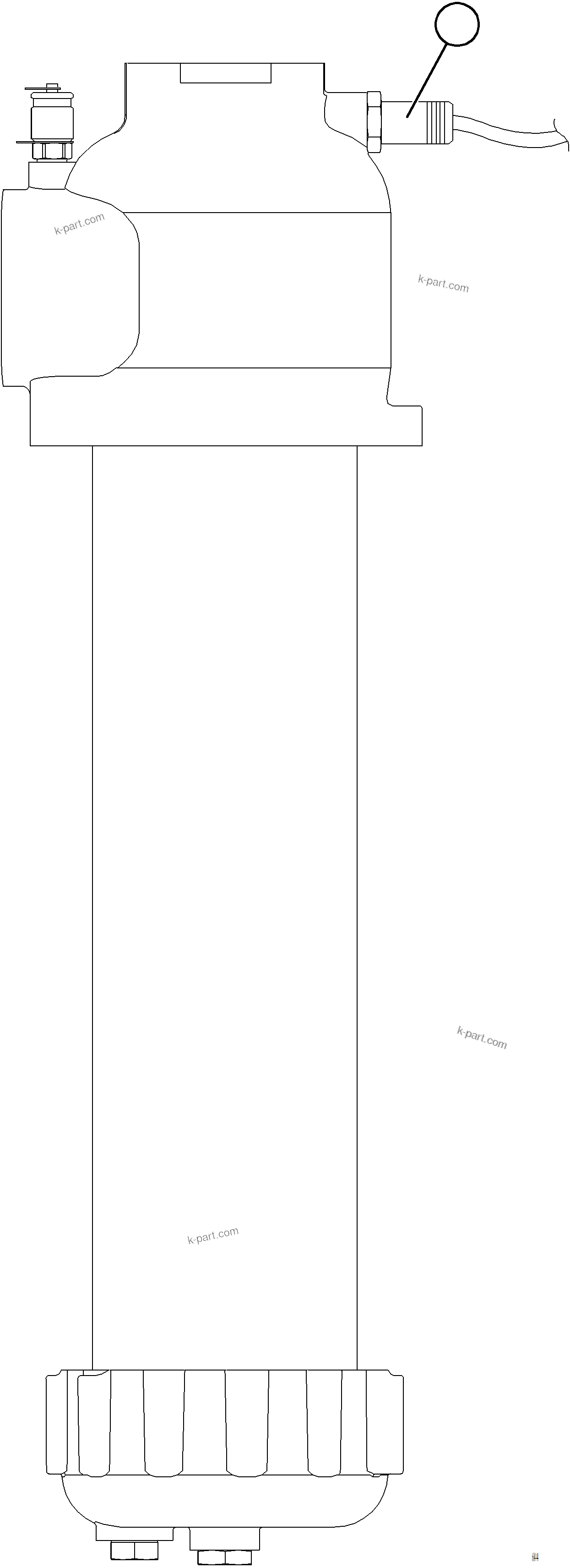 Komatsu parts book diagram for AFE78-BD 930E-5 S/N A40180  THEISS: HOIST FILTER PRESSURE SWITCH