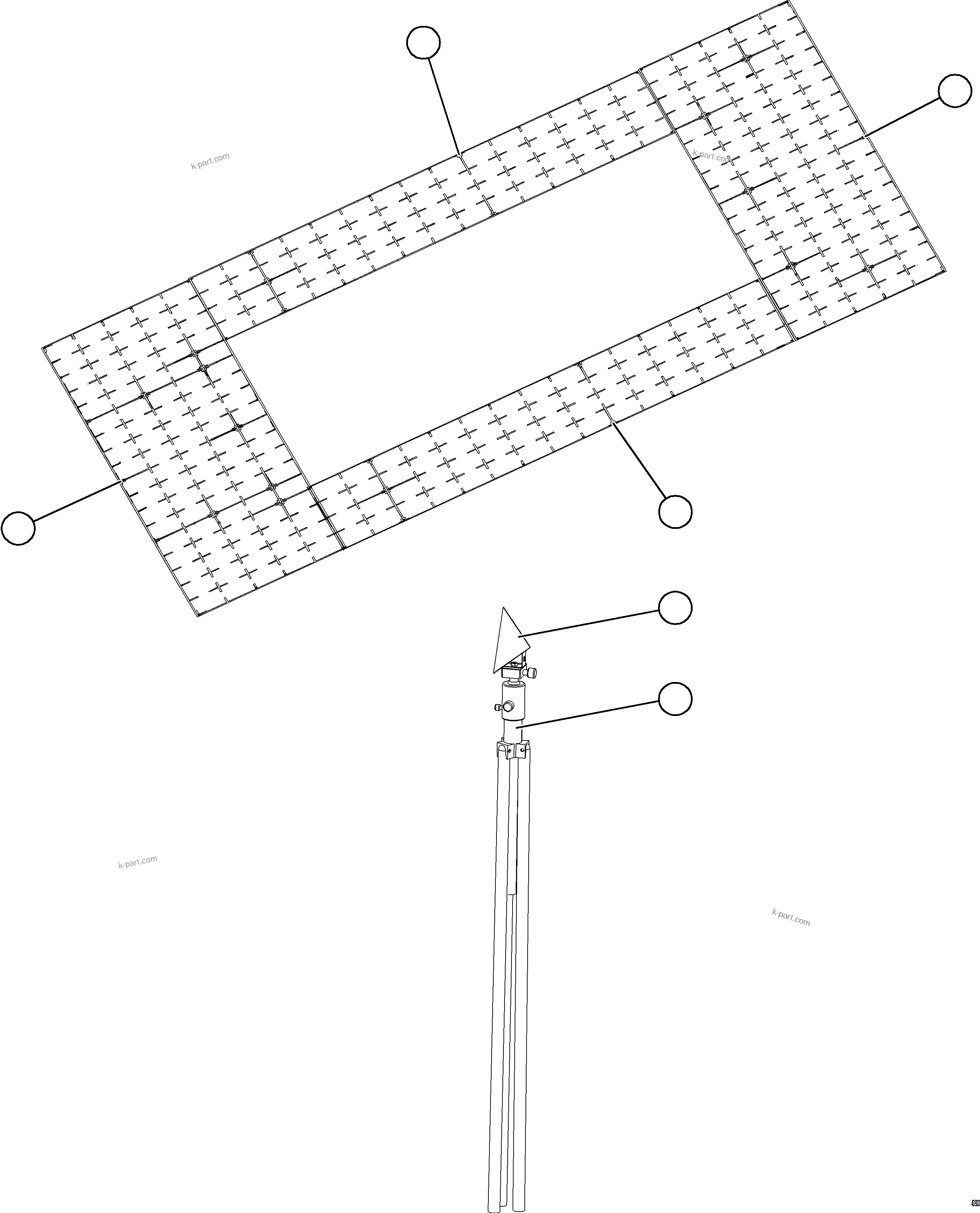 Komatsu parts book diagram for AFE78-BH 930E-5 S/N A40200  LOS PELAMBRES: KOMVISION TOOLS