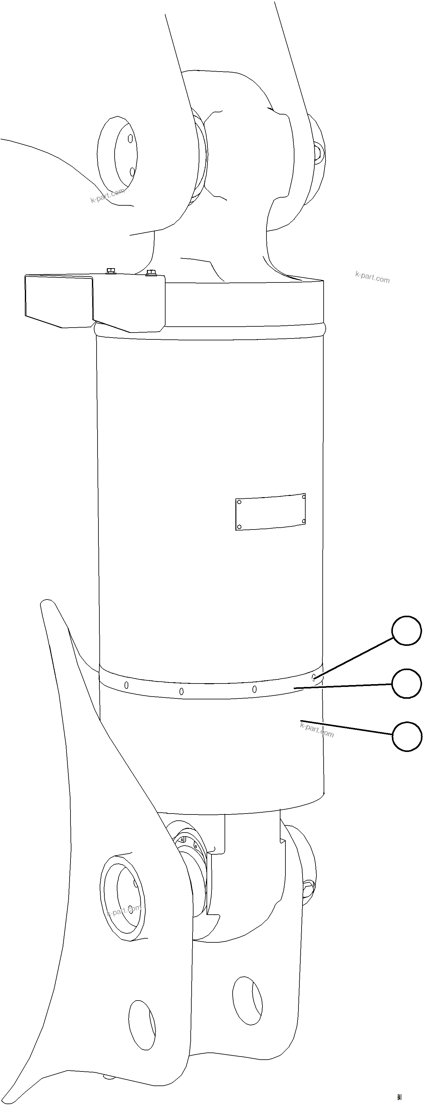 Komatsu parts book diagram for AFE78-BP 930E-5 S/N A40221 - A40224,A40230 - A40231  THIESS: REAR SUSPENSION MUD FLAP