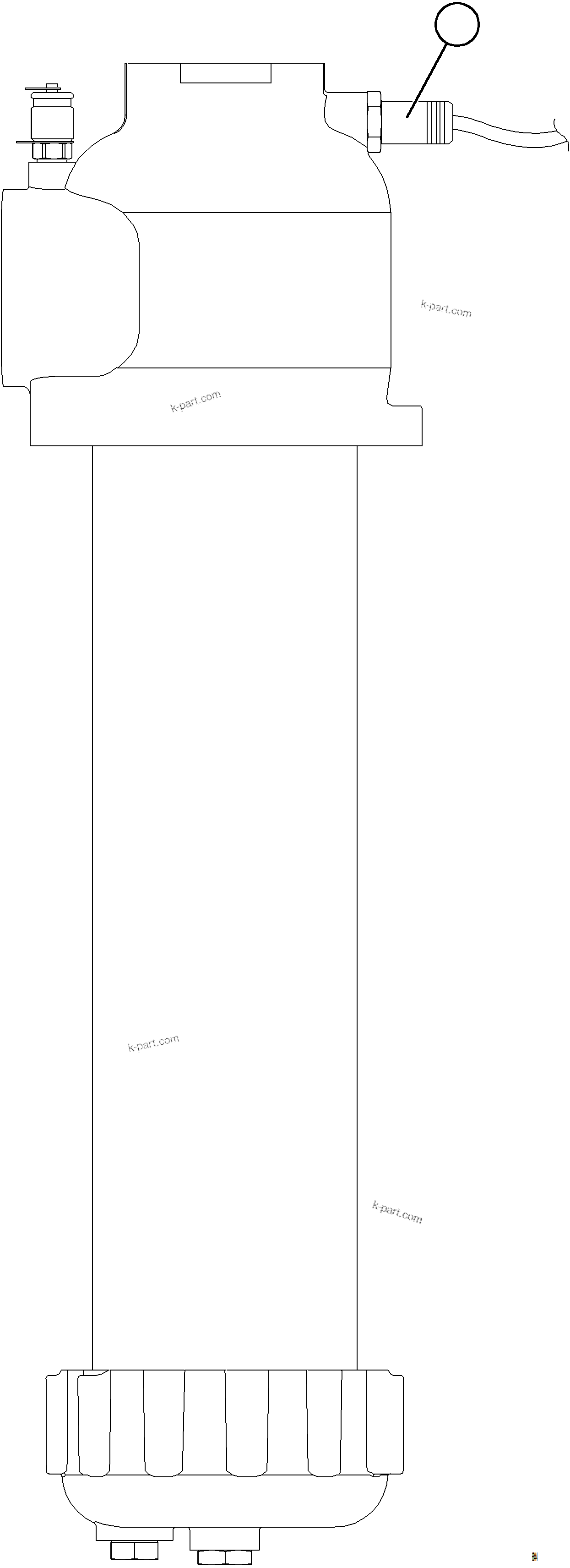 Komatsu parts book diagram for AFE78-BX 930E-5 S/N A40274 - A40276,A40291  MARIGOLD: HOIST FILTER PRESSURE SWITCH