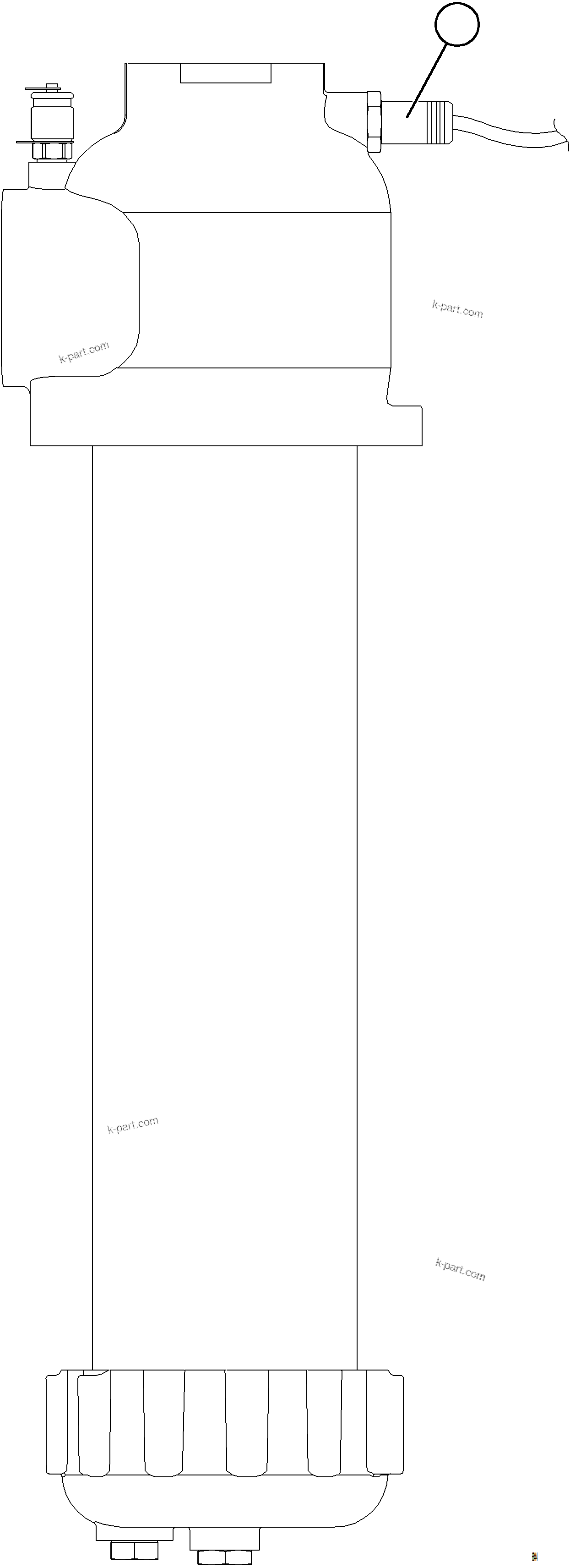 Komatsu parts book diagram for AFE78-CA 930E-5 S/N A40281  IOCC: HOIST FILTER PRESSURE SWITCH