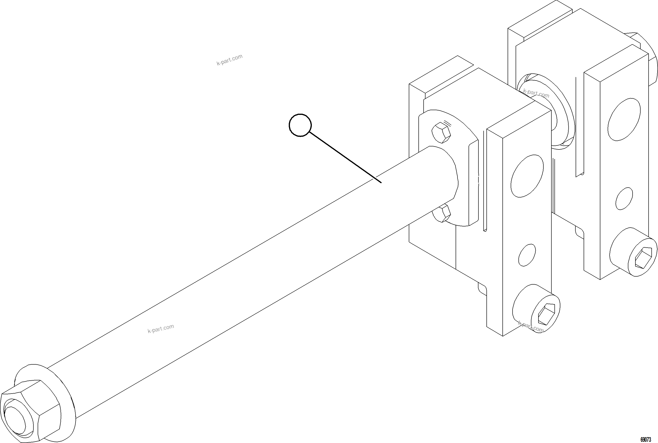 Komatsu parts book diagram for AFE78-CA 930E-5 S/N A40281  IOCC: SMART RIM TOOL