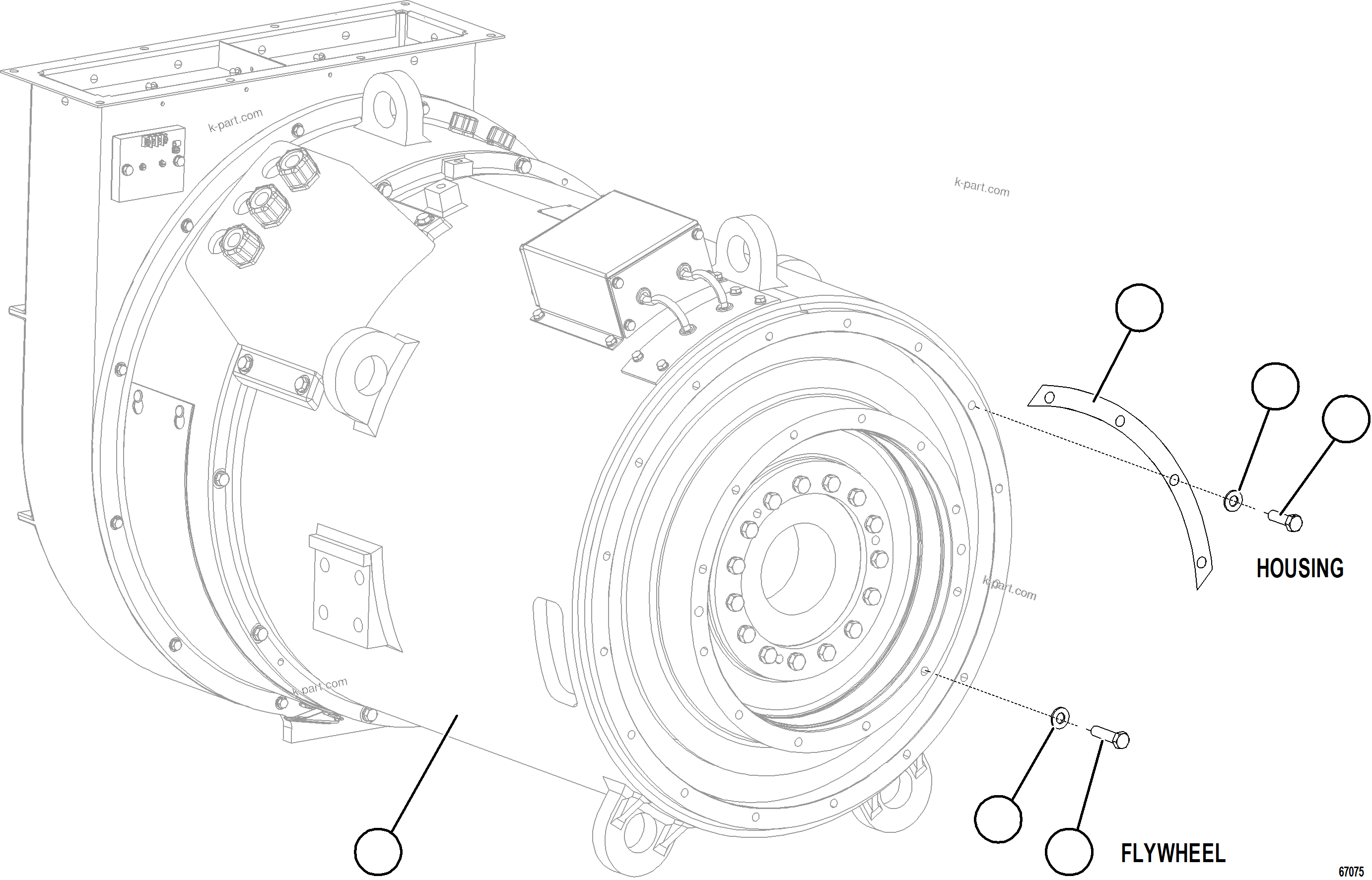 Komatsu parts book diagram for AFE78-CB 930E-5 S/N A40282 - A40283  BOLIDEN: ALTERNATOR INSTALLATION