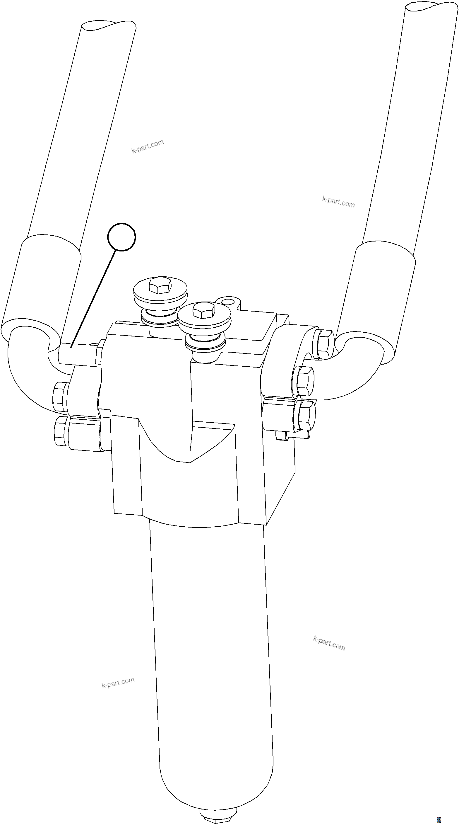 Komatsu parts book diagram for AFE78-EZ 930E-5 S/N A40612,A40614 - A40618  KCH: STEERING FILTER PRESSURE SWITCH