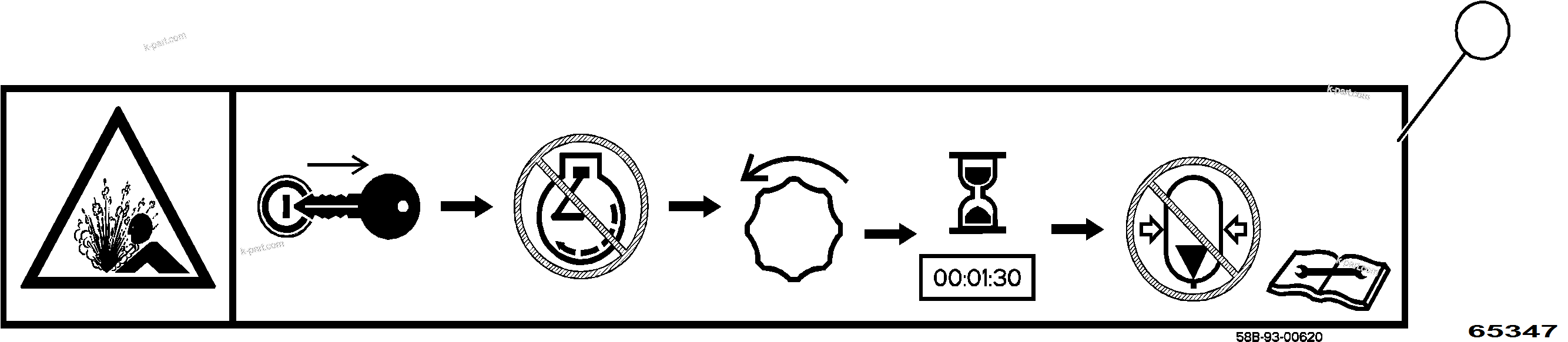 Komatsu parts book diagram for AFE78-FD 930E-5 S/N A40629 - A40631  KSA: SAFETY LABELS    7/9