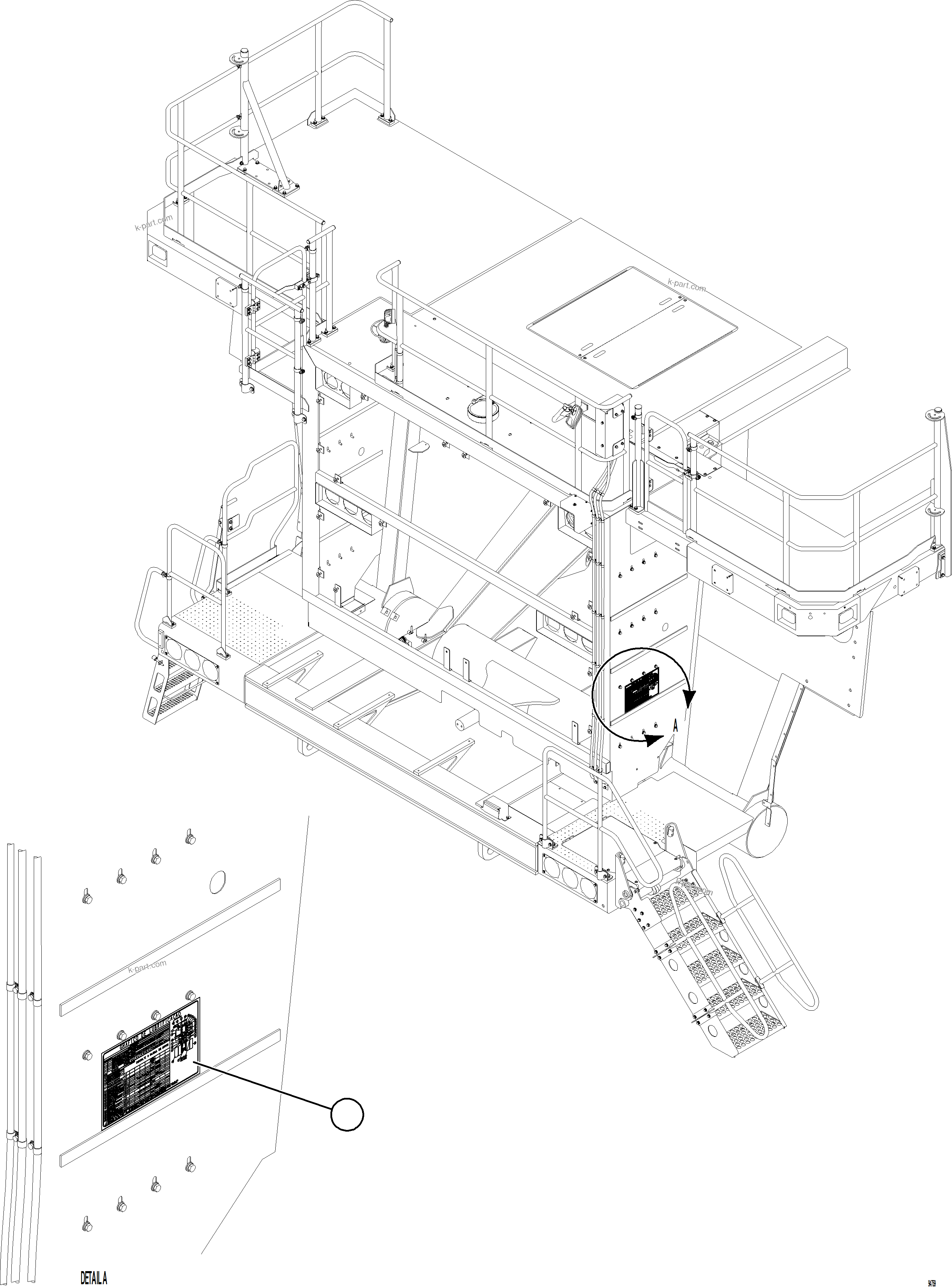 Komatsu parts book diagram for AFE78-FD 930E-5 S/N A40629 - A40631  KSA: LUBRICATION CHART