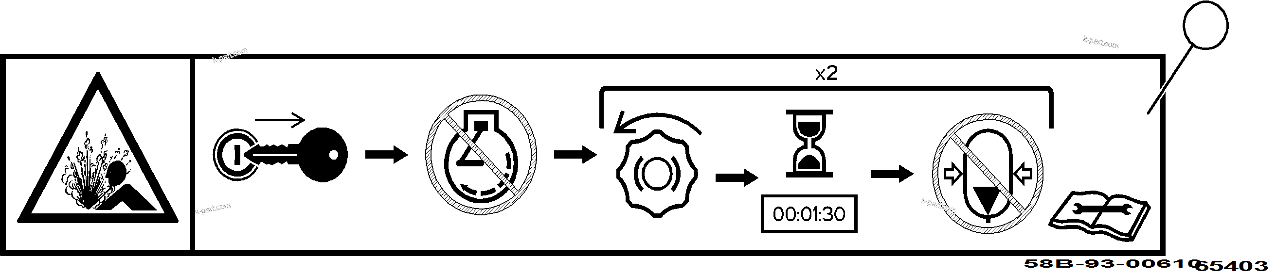 Komatsu parts book diagram for AFE84-M 730E-10 S/N A50047 - A50048  KAL: SAFETY LABELS    7/7
