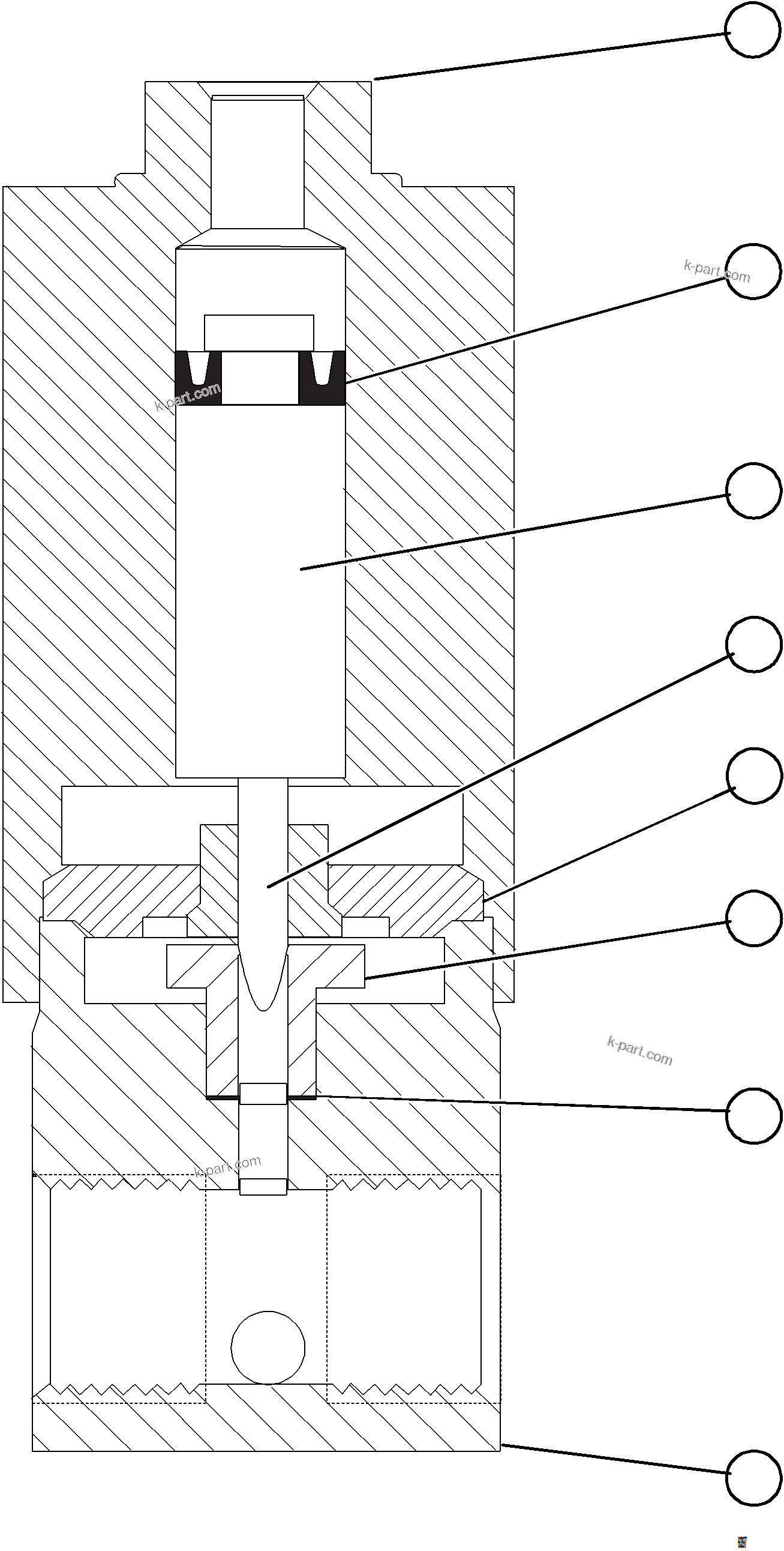 Komatsu parts book diagram for AFE84-R 730E-10 S/N A50056 - A50058  KSA: VENT VALVE ASSEMBLY