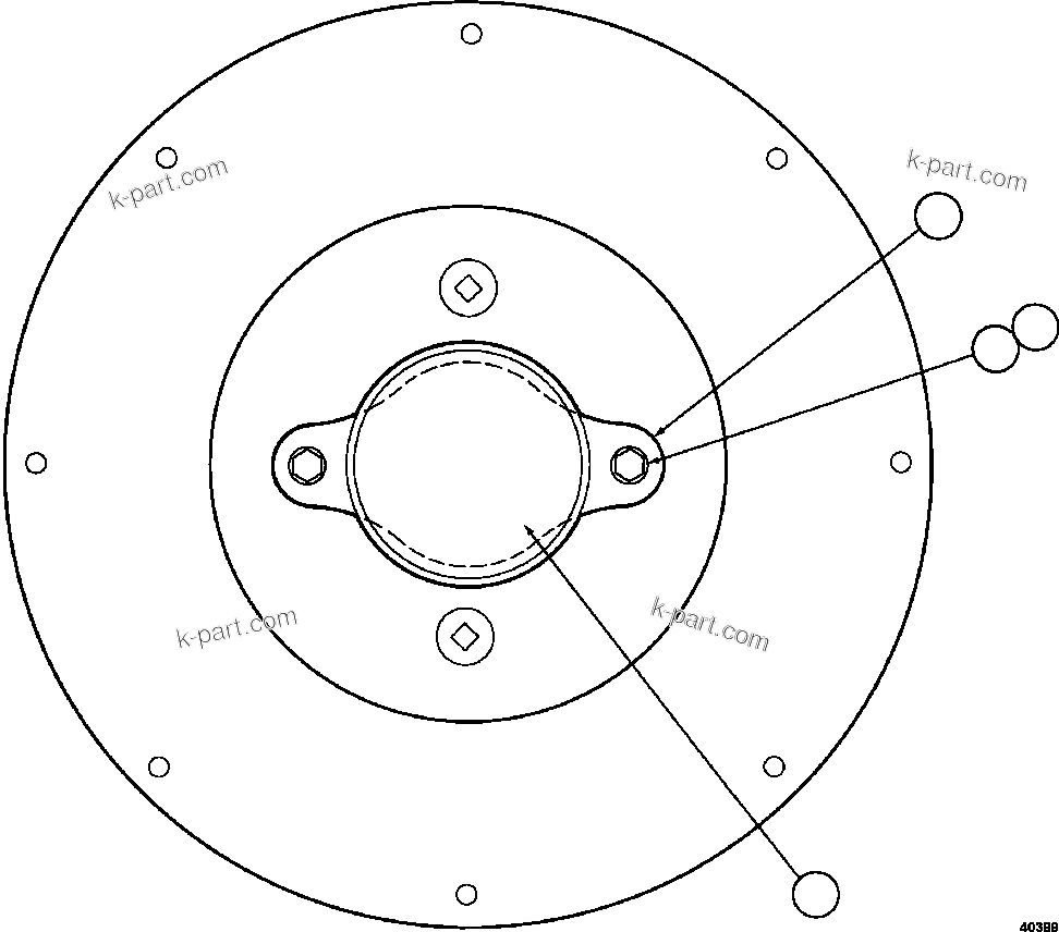 Komatsu parts book diagram for AFE84-T 730E-10 S/N A50061,A50064  KAL: HUBODOMETER INSTALLATION
