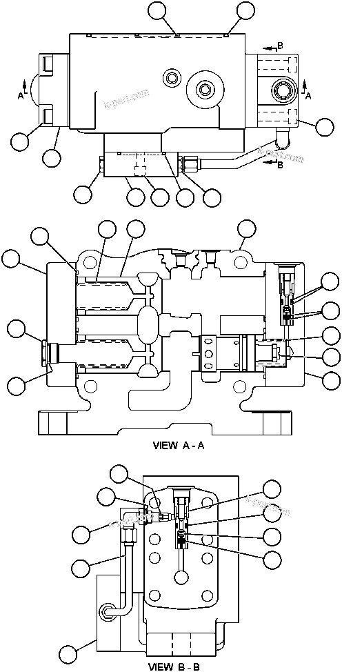 Komatsu parts book diagram for AFP49-A thru E  530M  S/N A30001-A30008 (DH627-0): INLET SECTION (BF3251)