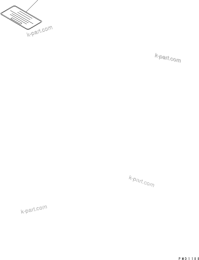 Komatsu parts book diagram for S6D102E-1C-Z S/N 26200929-UP: CAUTION PLATE (ENGLISH)(#26201318-)