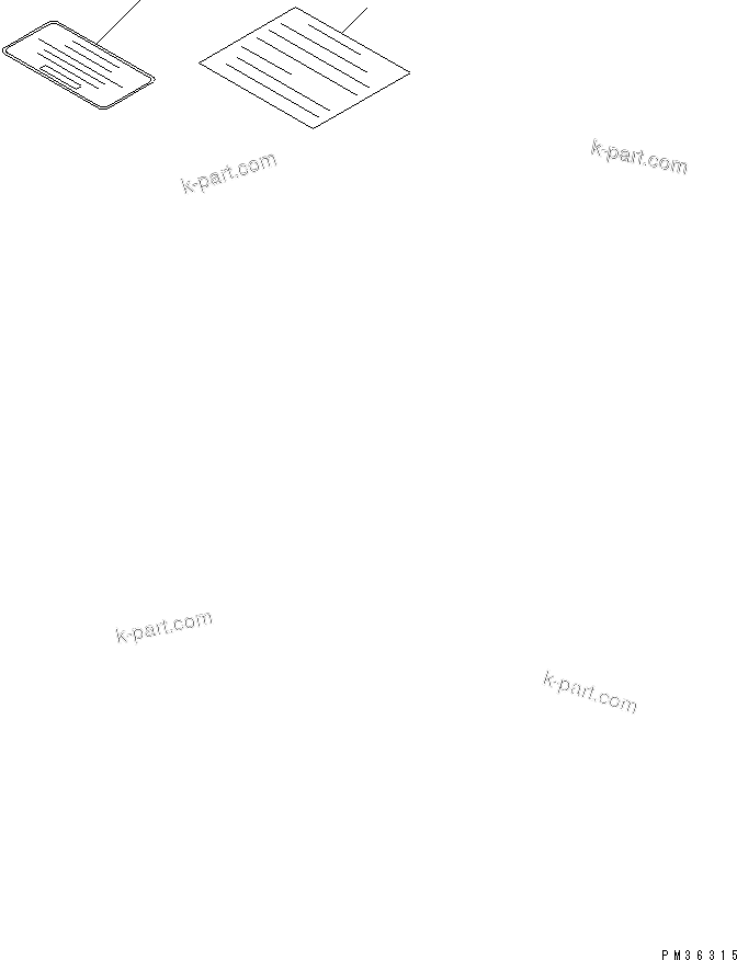 Komatsu parts book diagram for S6D102E-1C-Z S/N 26200929-UP: CAUTION PLATE (ENGLISH)(#26201318-)
