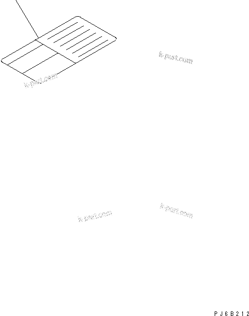 Komatsu parts book diagram for S6D102E-1C-Z S/N 26200929-UP: CAUTION PLATE (FOR REGULATION OF EPA)(#26257386-)