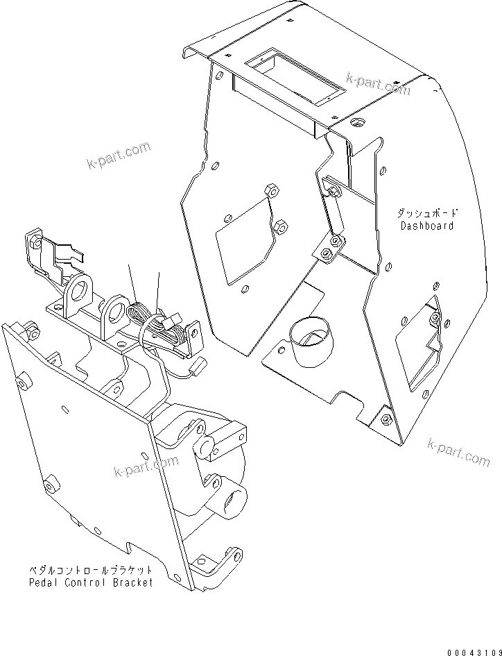 Komatsu parts book diagram for D155AX-6 S/N 80001-81027 (ecot3): DASHBOARD (KOMTRAX)(#80001-)