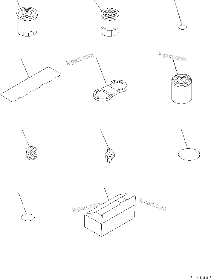 Komatsu parts book diagram for D21A-7T S/N 78604-UP (Trimming Dozer (m/c)): SPARE PARTS (FOR INDONESIA)(#80404-)