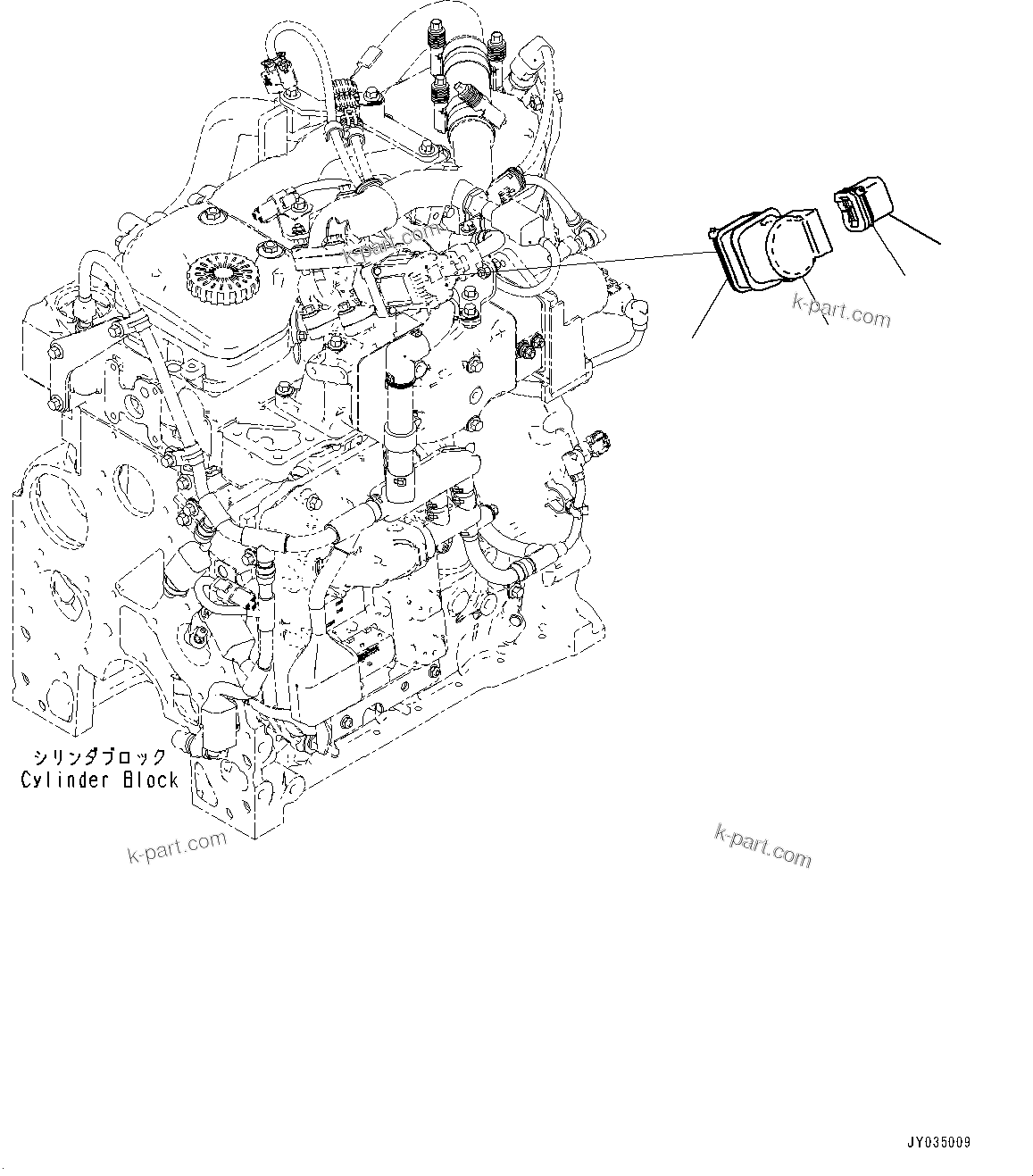 Komatsu parts book diagram for D51EXi-24 S/N B25001-UP: COVER