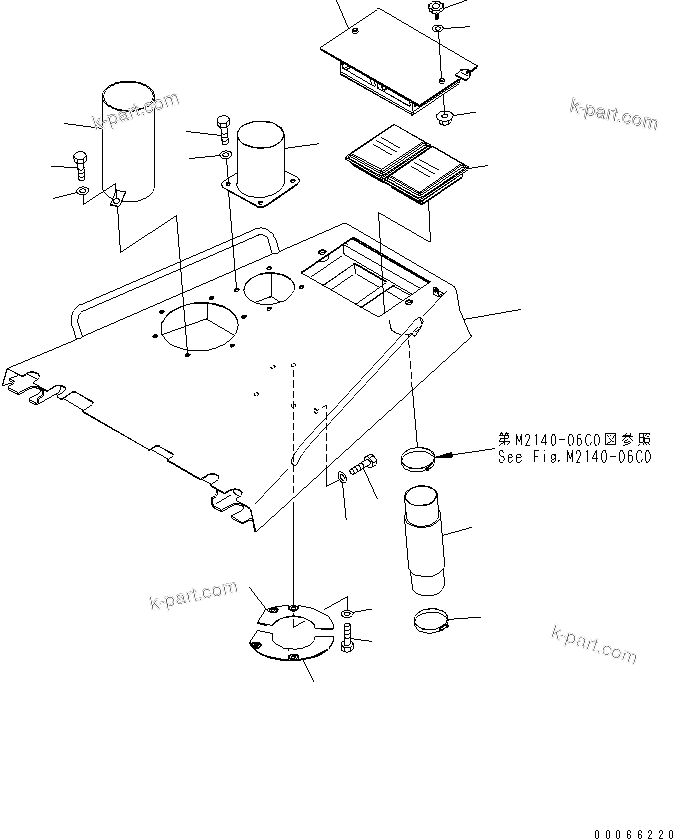 Komatsu parts book diagram for D85PX-15E0 S/N 1201-11608 (ecot3): ENGINE HOOD (SIDE COVER LESS) (FOR AIR CONDITIONER OR HEATER)(#1201-)