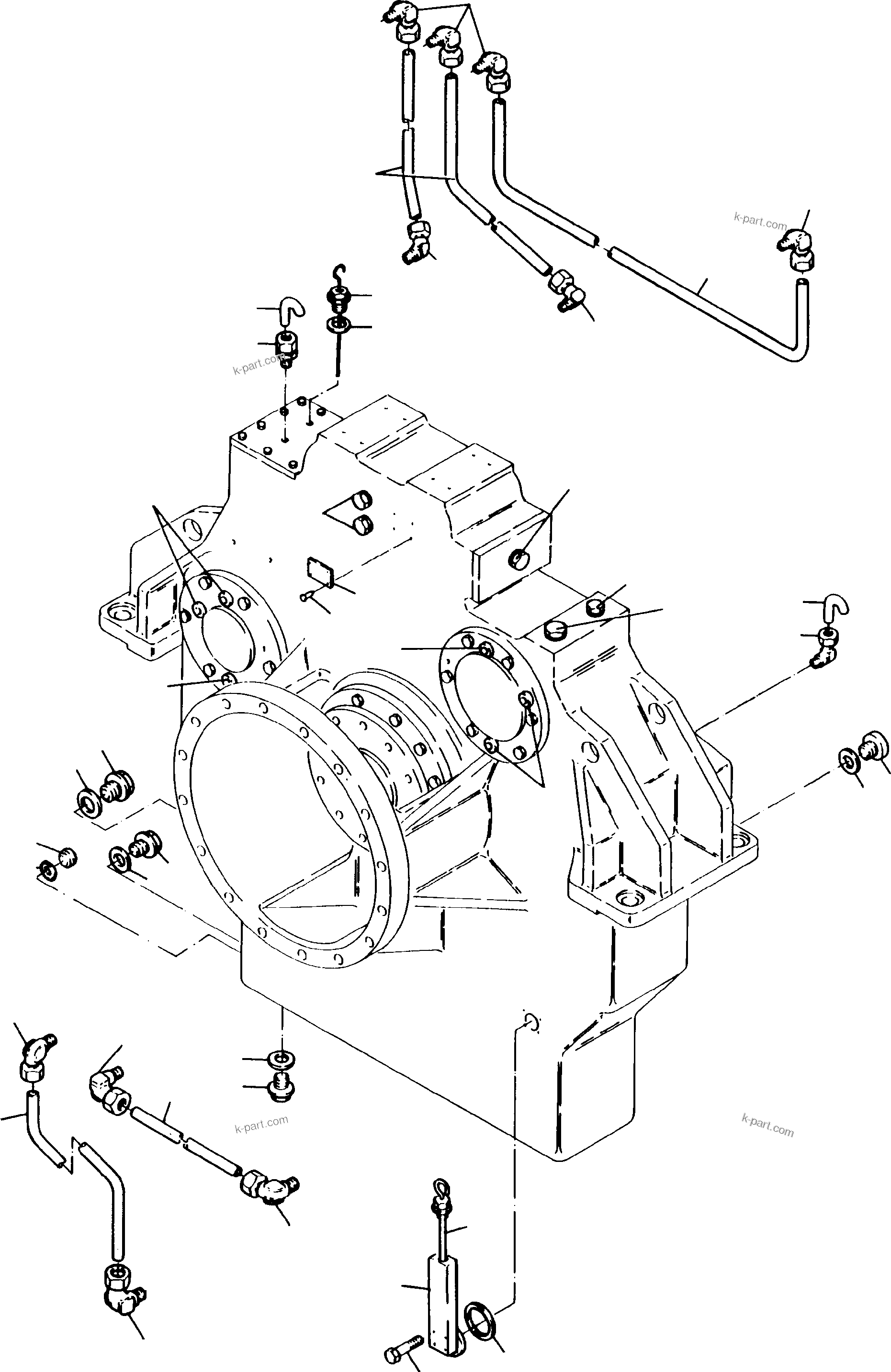 Komatsu parts book diagram for PC3000-1 S/N 06197: PUMP DISTRIBUTOR GEAR