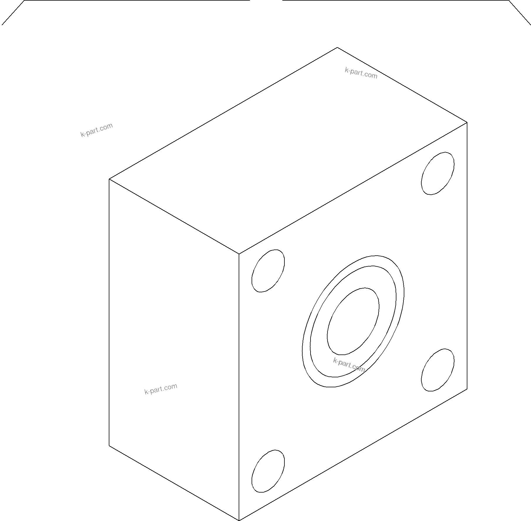 Komatsu parts book diagram for PC3000-1 S/N 06211: ANTICAVITATION VALVE