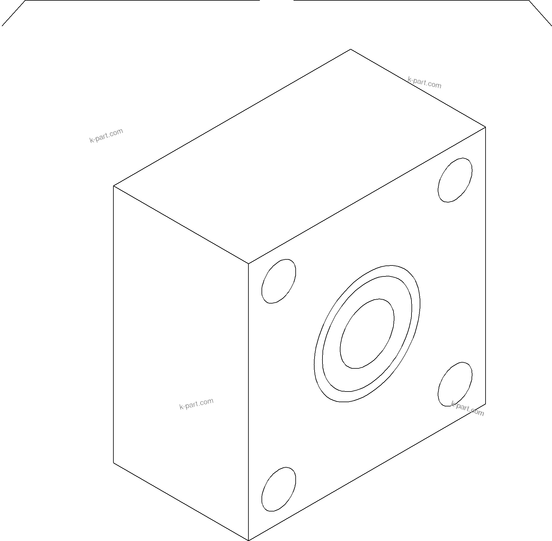 Komatsu parts book diagram for PC3000-6 S/N 06217: ANTICAVITATION VALVE