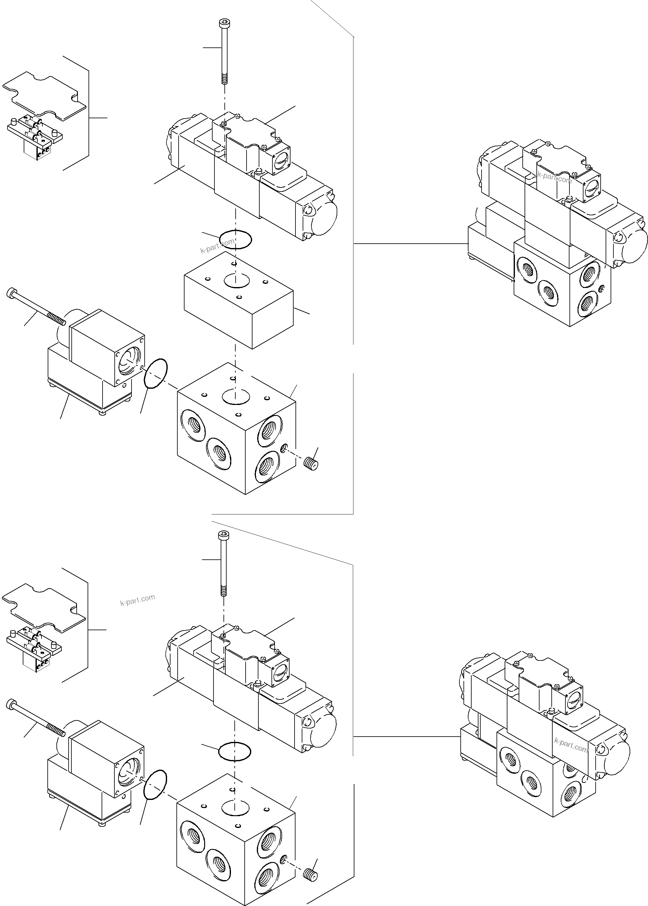 Komatsu parts book diagram for PC4000-6 S/N 08164: CONTROL PLATE