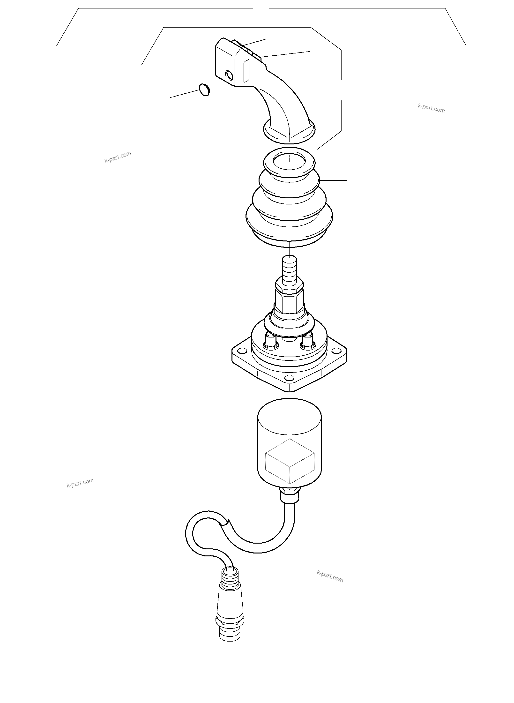Komatsu parts book diagram for PC4000-11 S/N 08302: MANIPULATOR