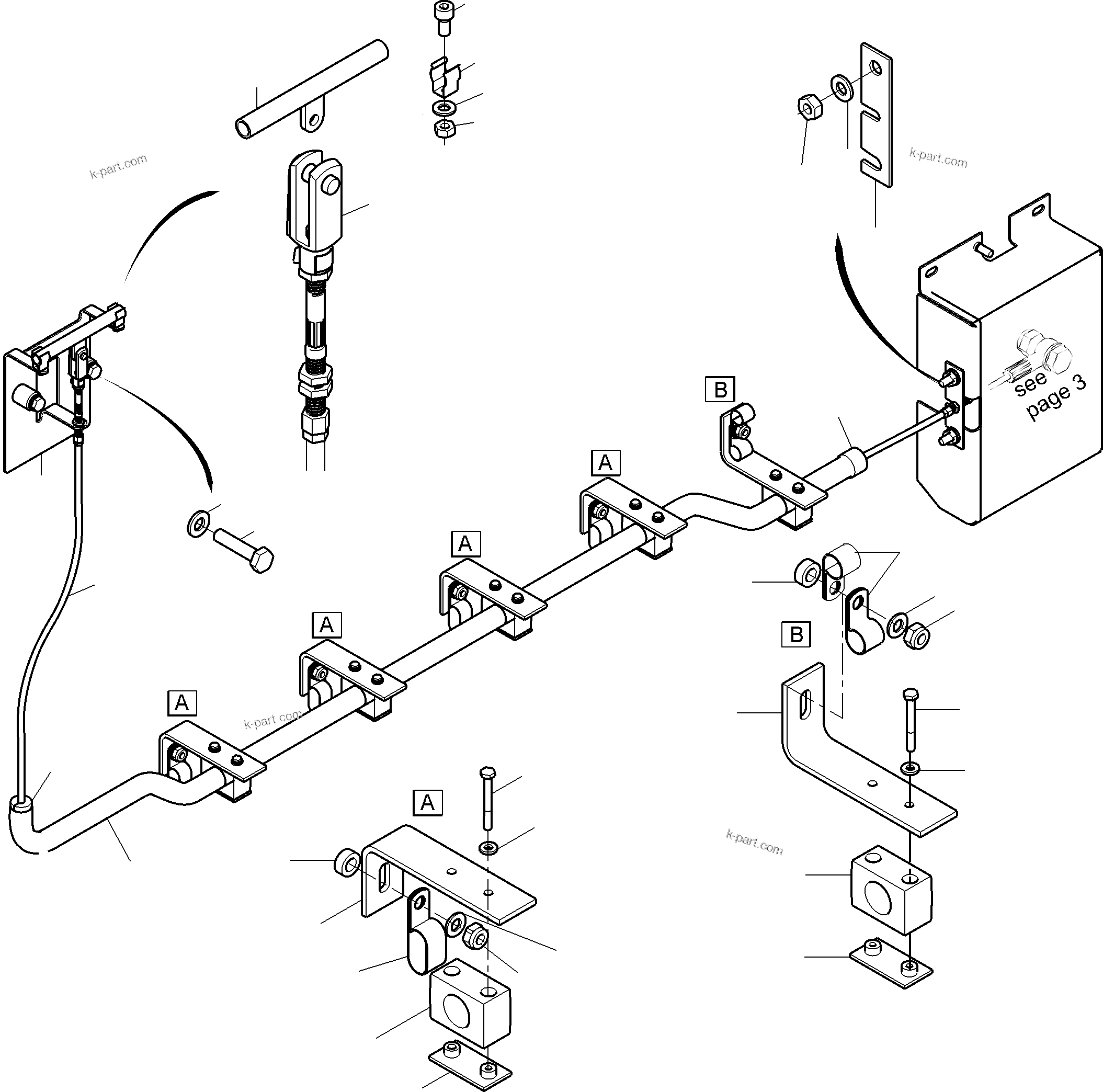 Komatsu parts book diagram for PC4000-11 S/N 08302: STEPS