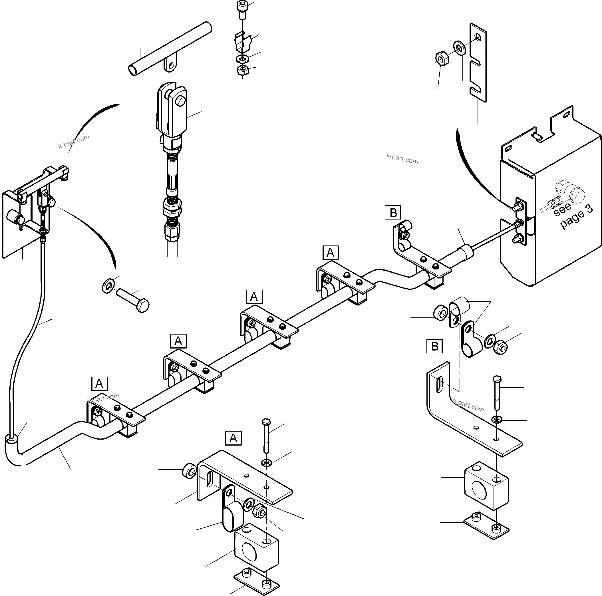Komatsu parts book diagram for PC4000-11 S/N 08312: STEPS