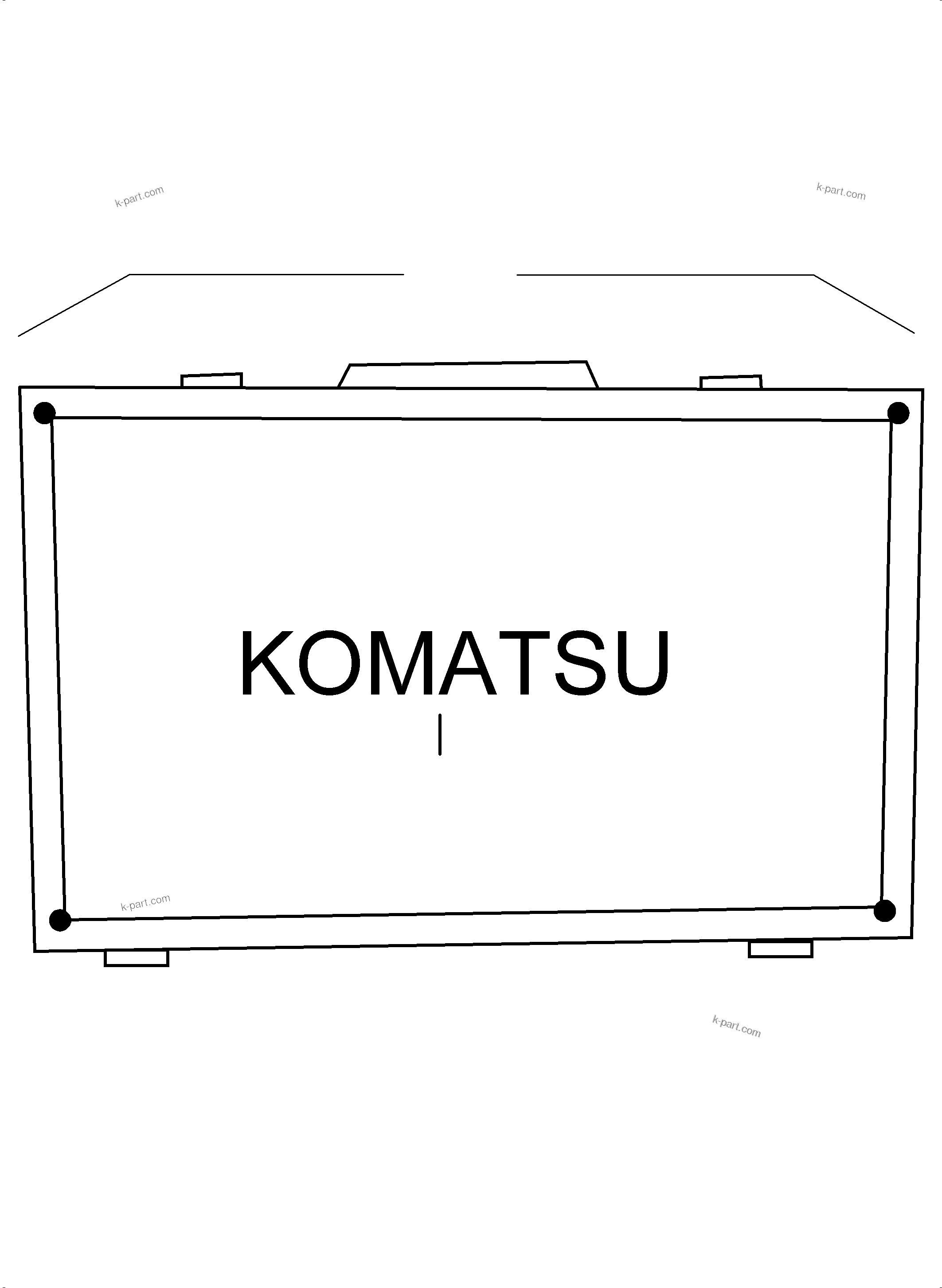 Komatsu parts book diagram for PC4000-11 S/N 08312: UNION KIT
